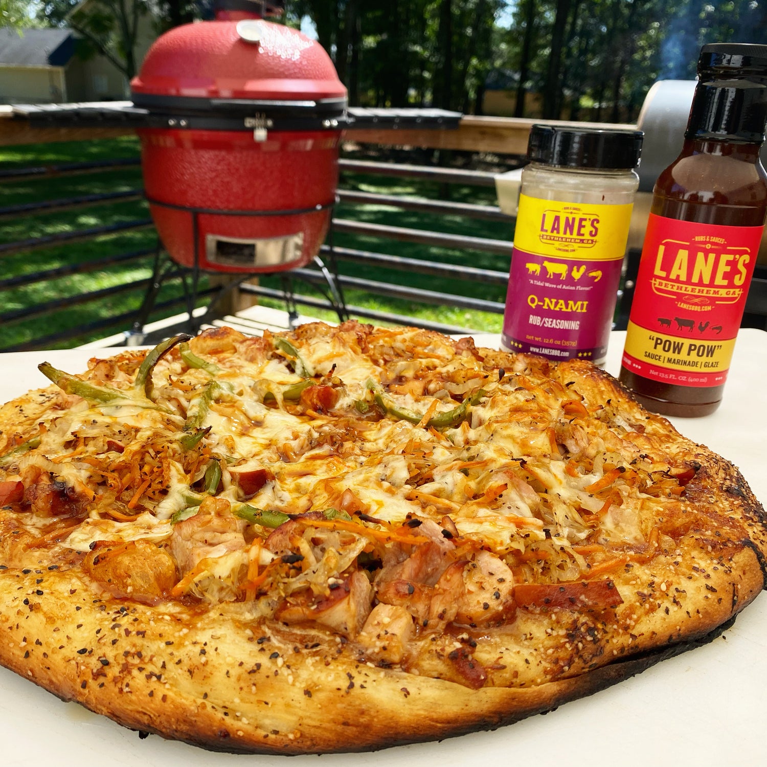 Chicken Stir Fry Pizza