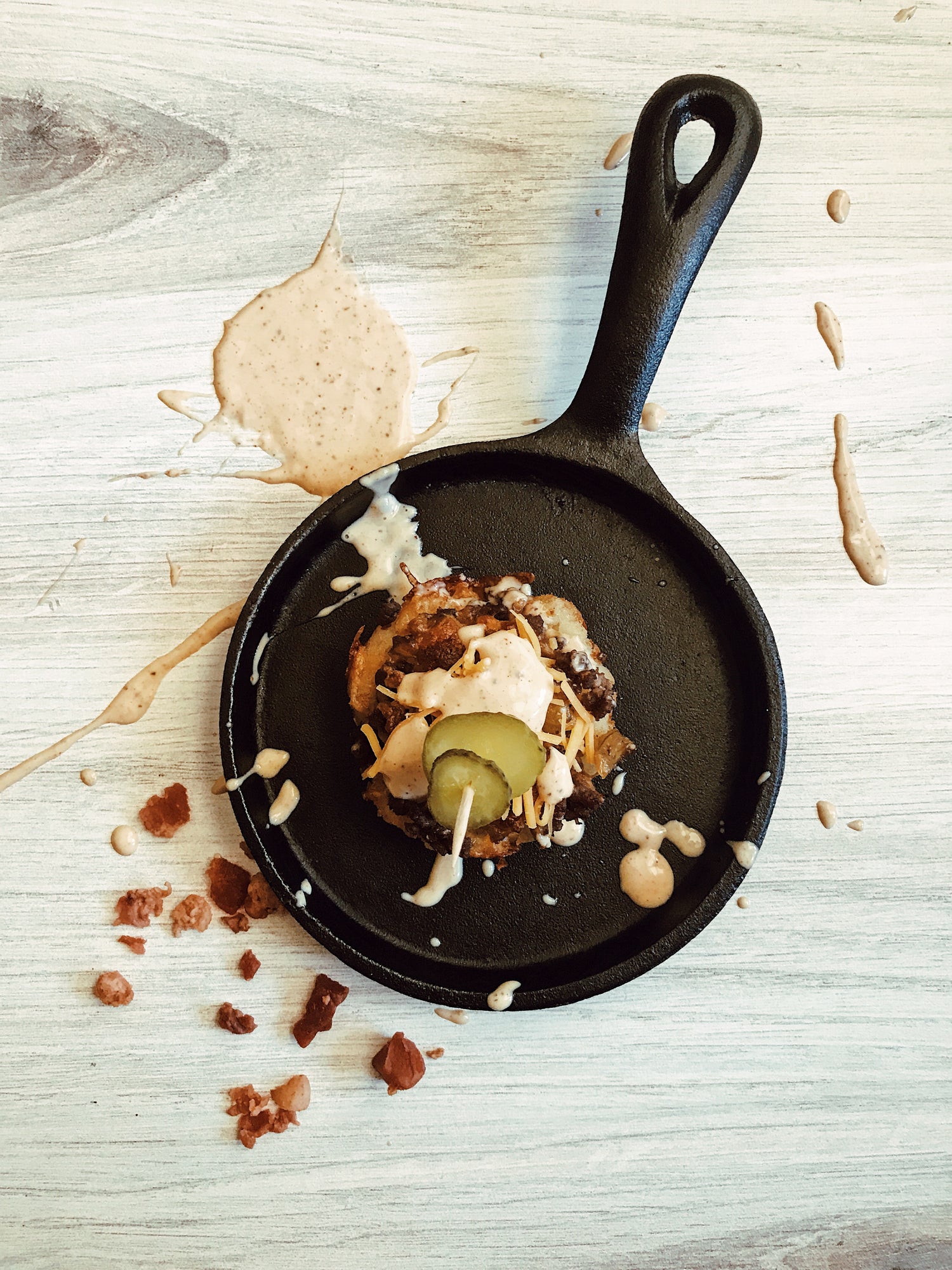 Cheeseburger Tater Tot cups