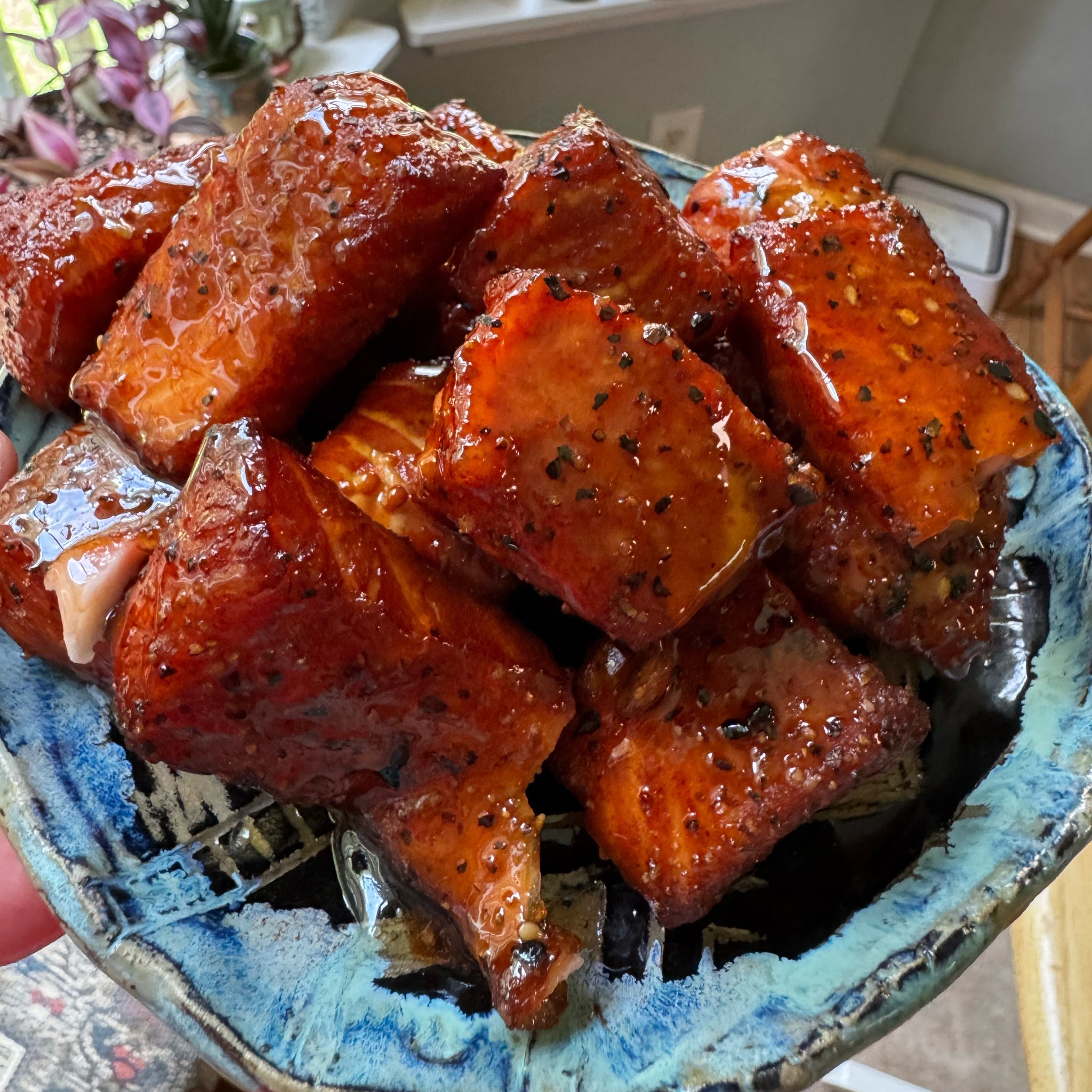 Sweet and Savory Salmon Bites