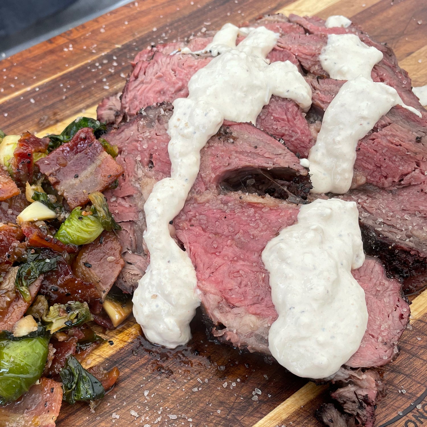 Prime Rib with Horseradish Sauce