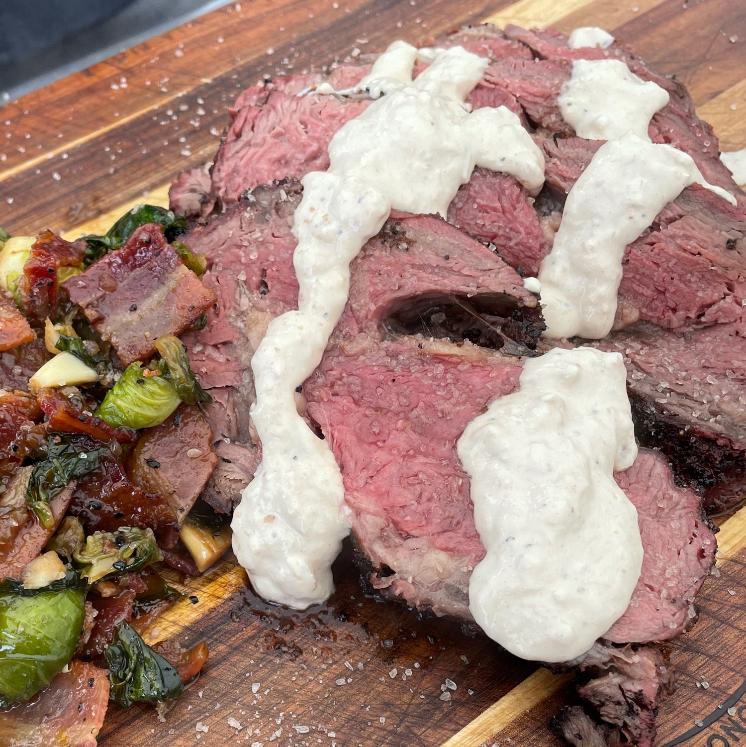 Prime Rib with a Horseradish Sauce Prime Rib with a Horseradish Sauce