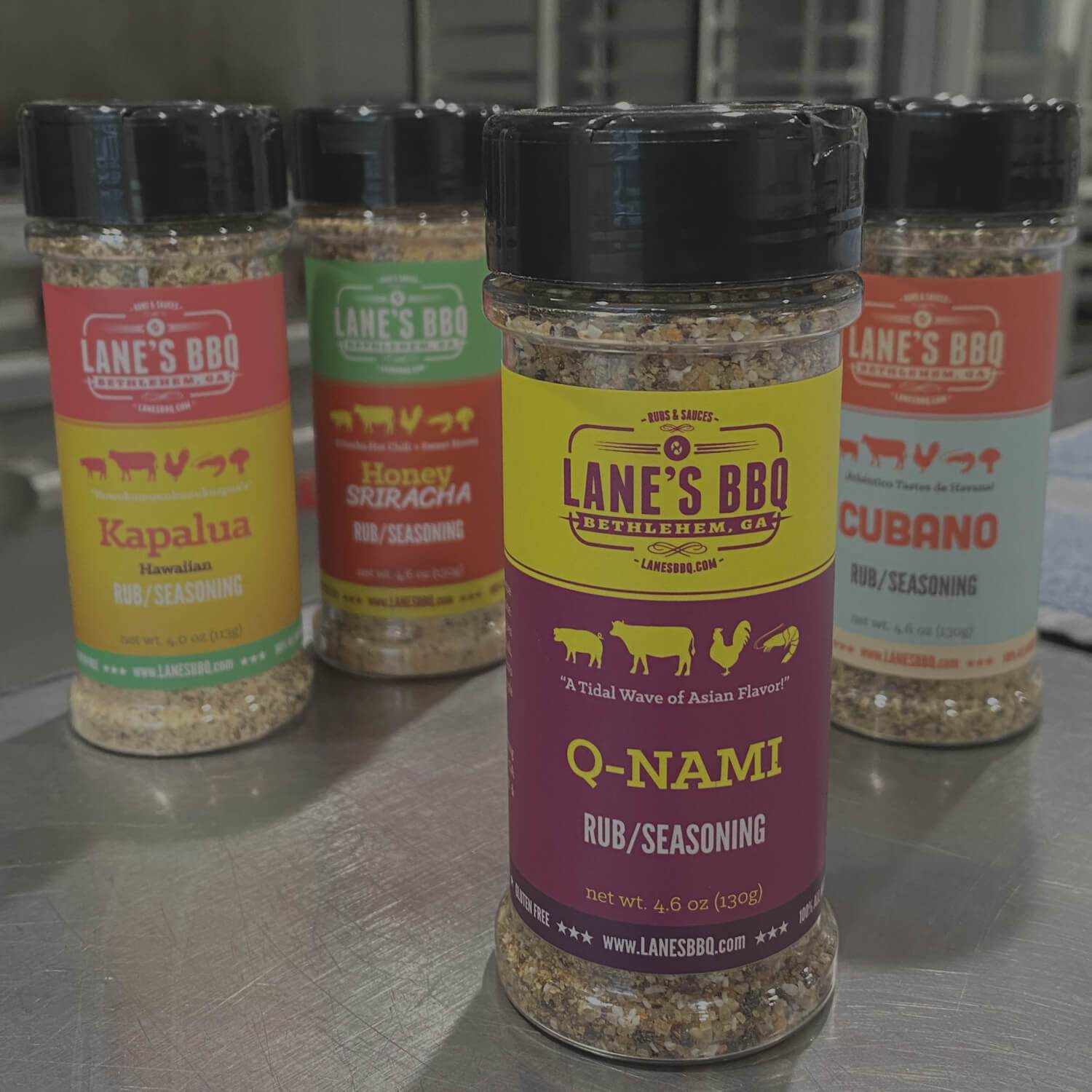Packs of multiple seasonings