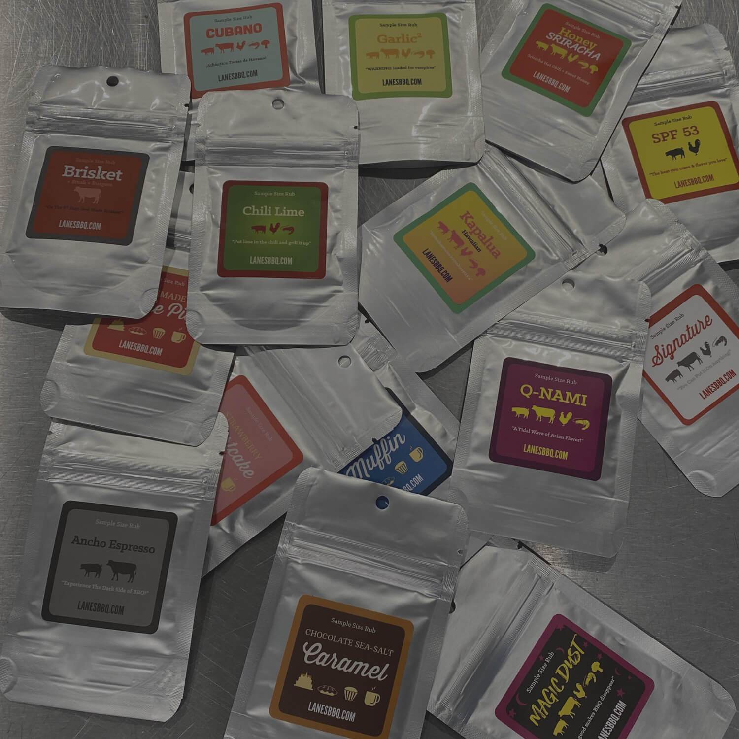 Lane's BBQ Rub Sample Bags