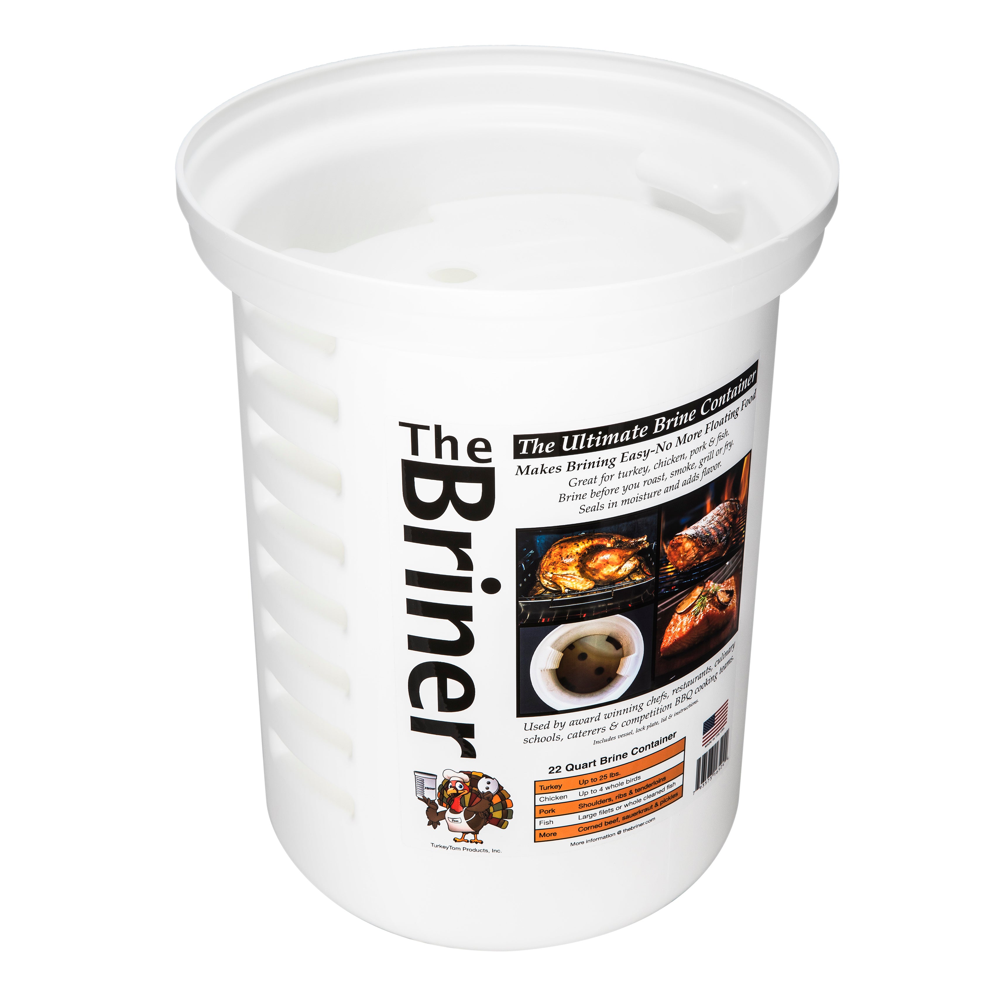 The Briner Bucket - The Ultimate Brining System