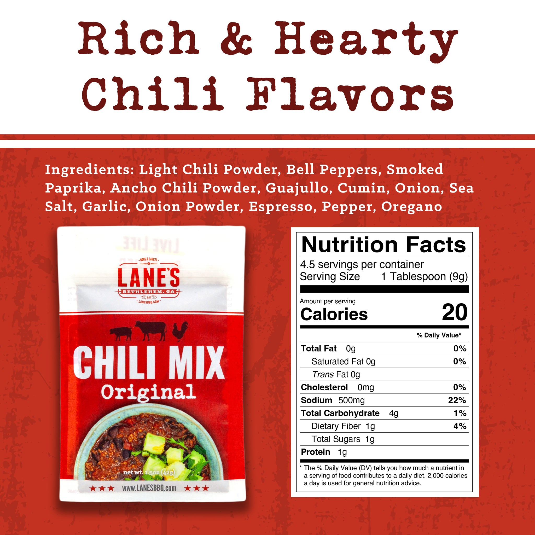 Lane's Original Chili Mix