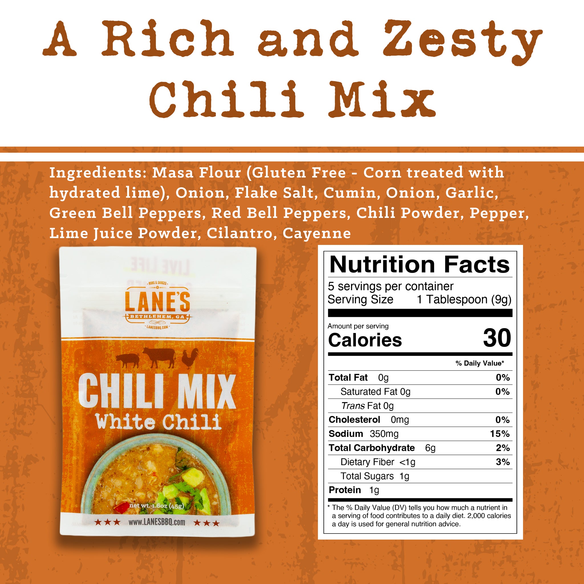 Lane's White Chili Mix