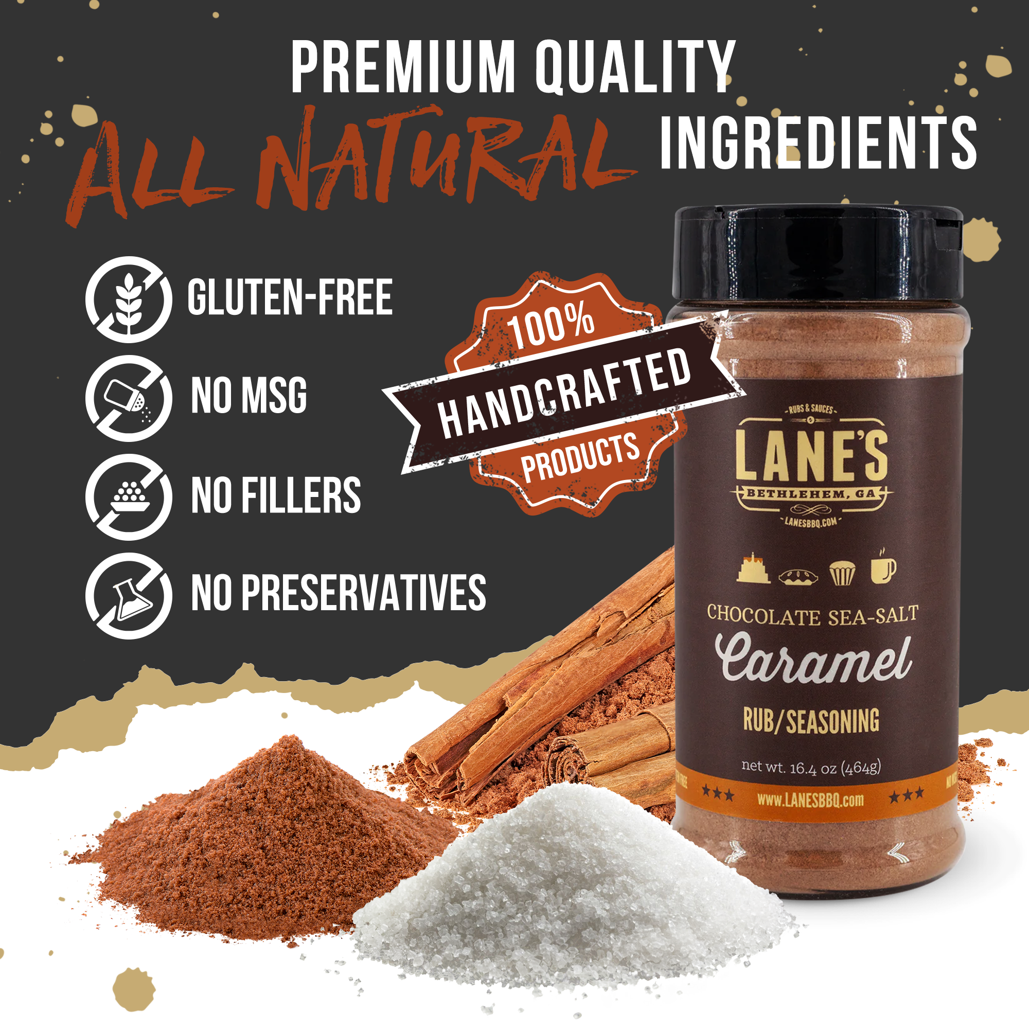 Chocolate Sea-Salt Caramel Seasoning