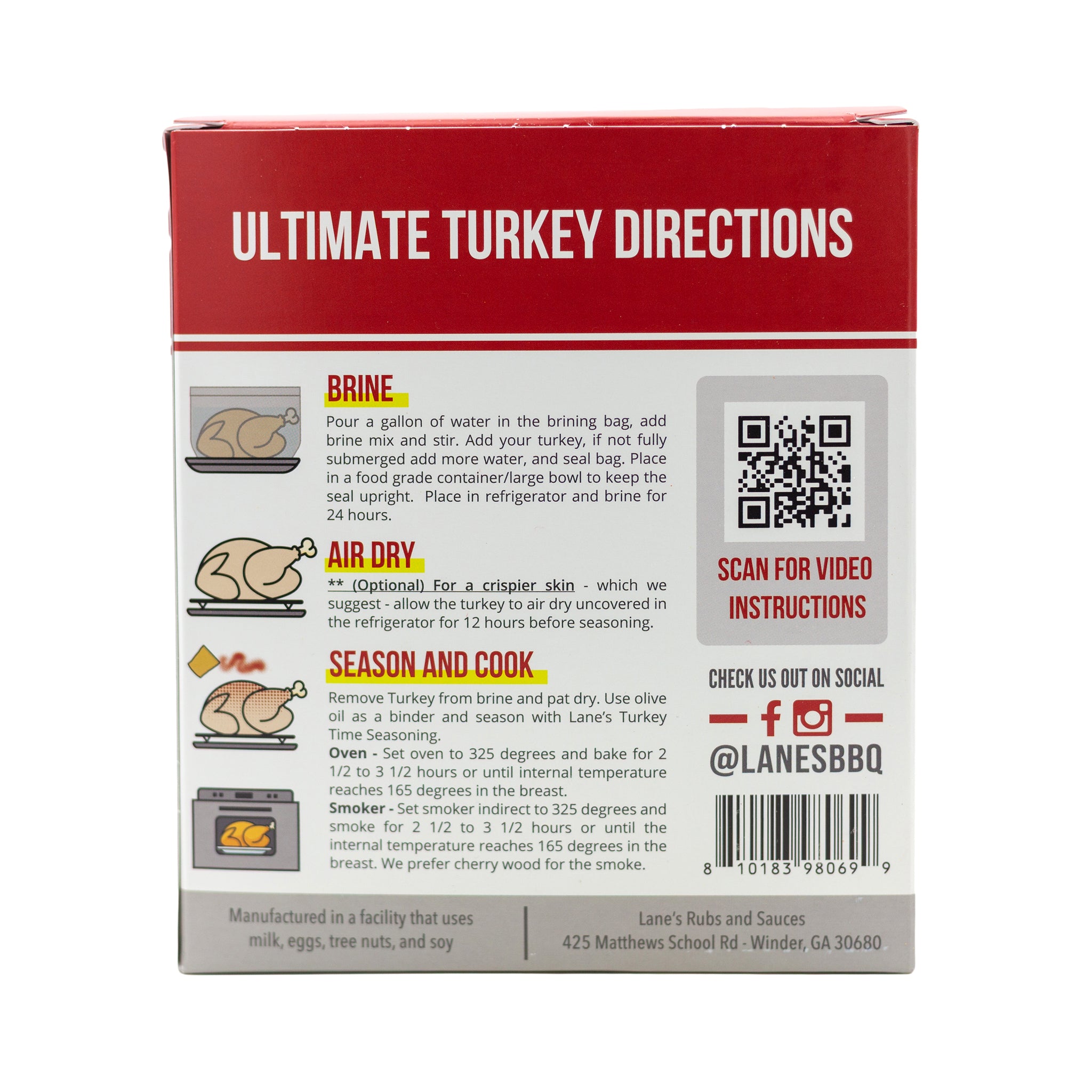 Ultimate Turkey Brine Kit (Brine + Rubs + Brine Bags)