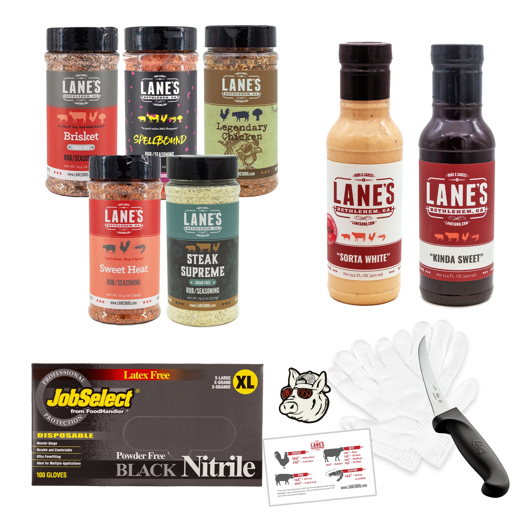 Lane's Backyard Pitmaster Kit | BBQ Rubs, Sauces & Tools
