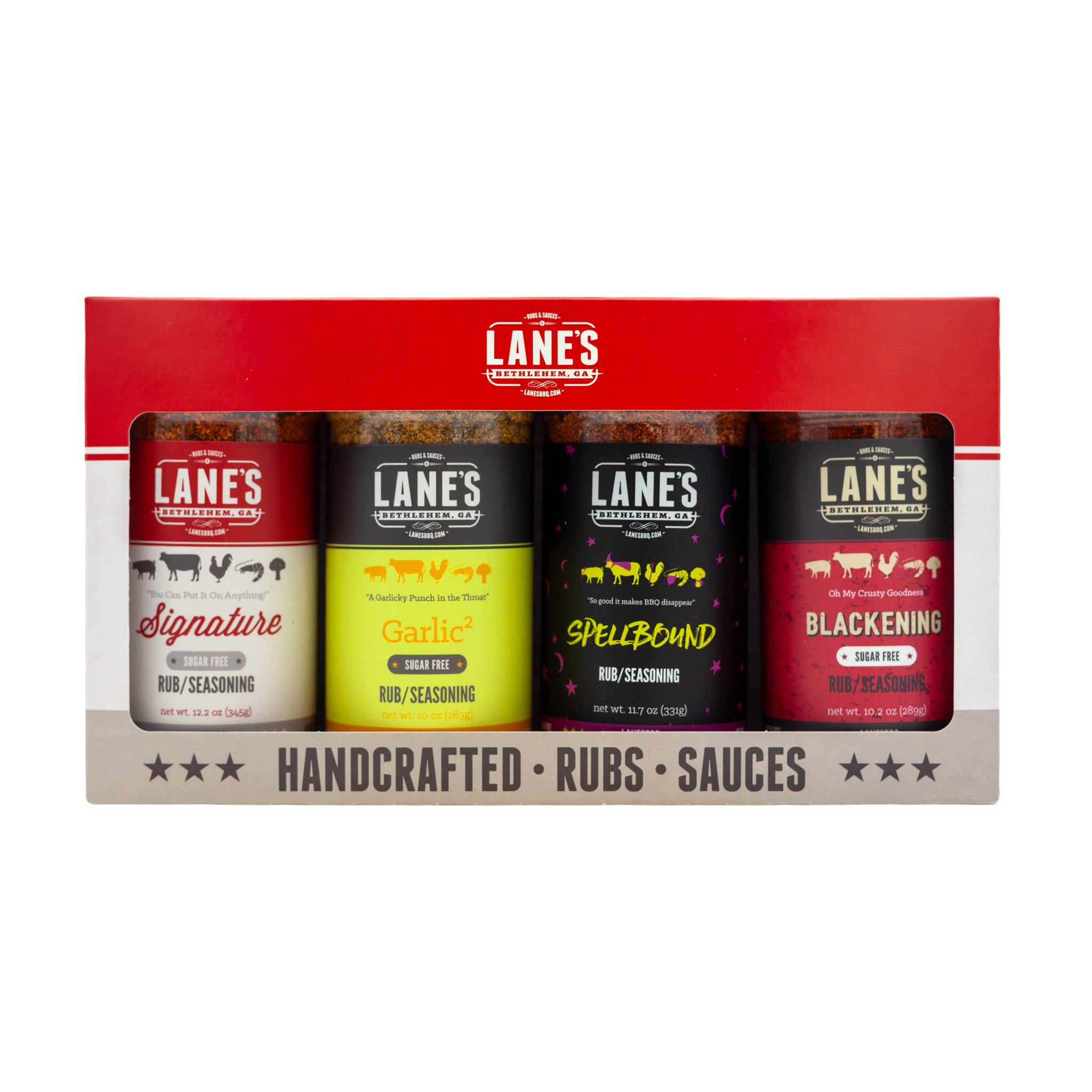 Lane's Best Chicken Rubs 4-Pack Set
