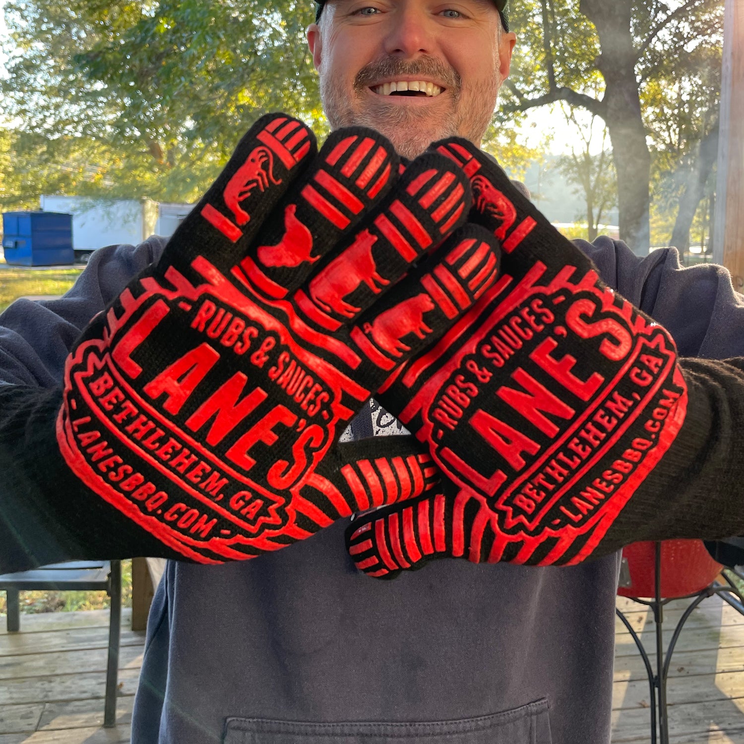 Lane's Heat Resistant Grilling Gloves