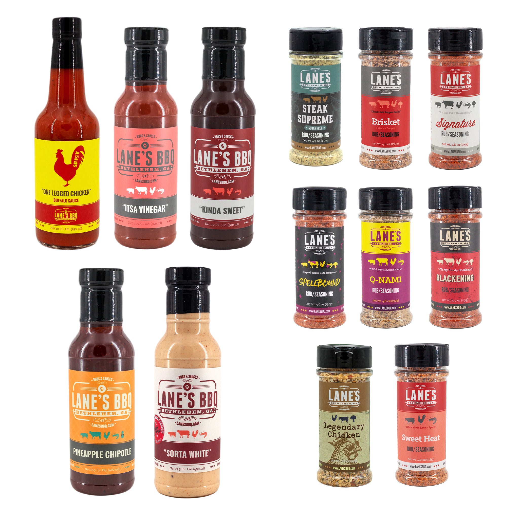 Most Popular Rubs & Sauces Set