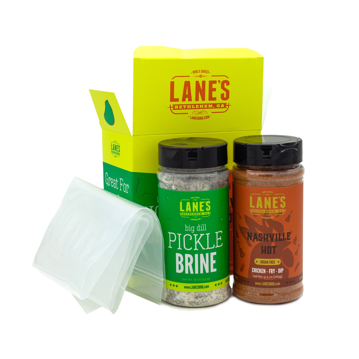 Big Dill Pickle + Nashville Hot Brining Kit (w/ Brining Bag)