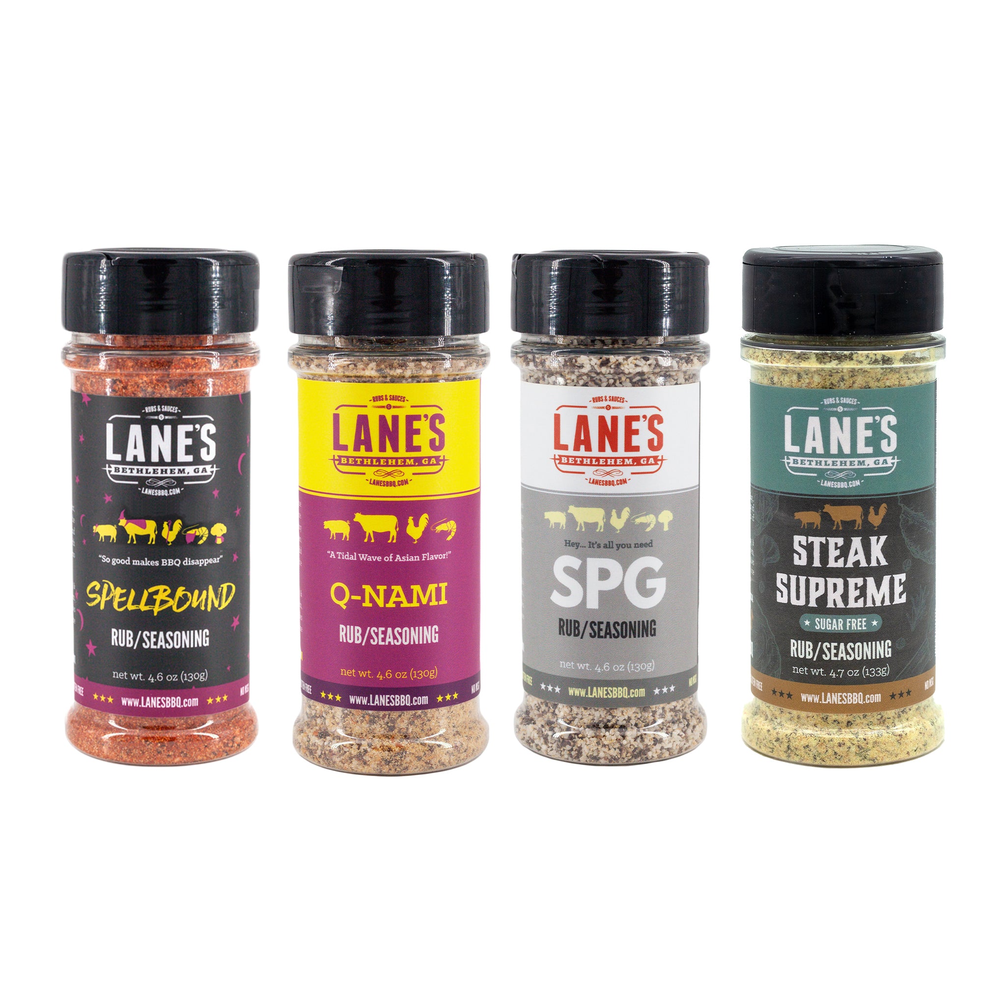 Ryan's Favorite 4 Rub Set