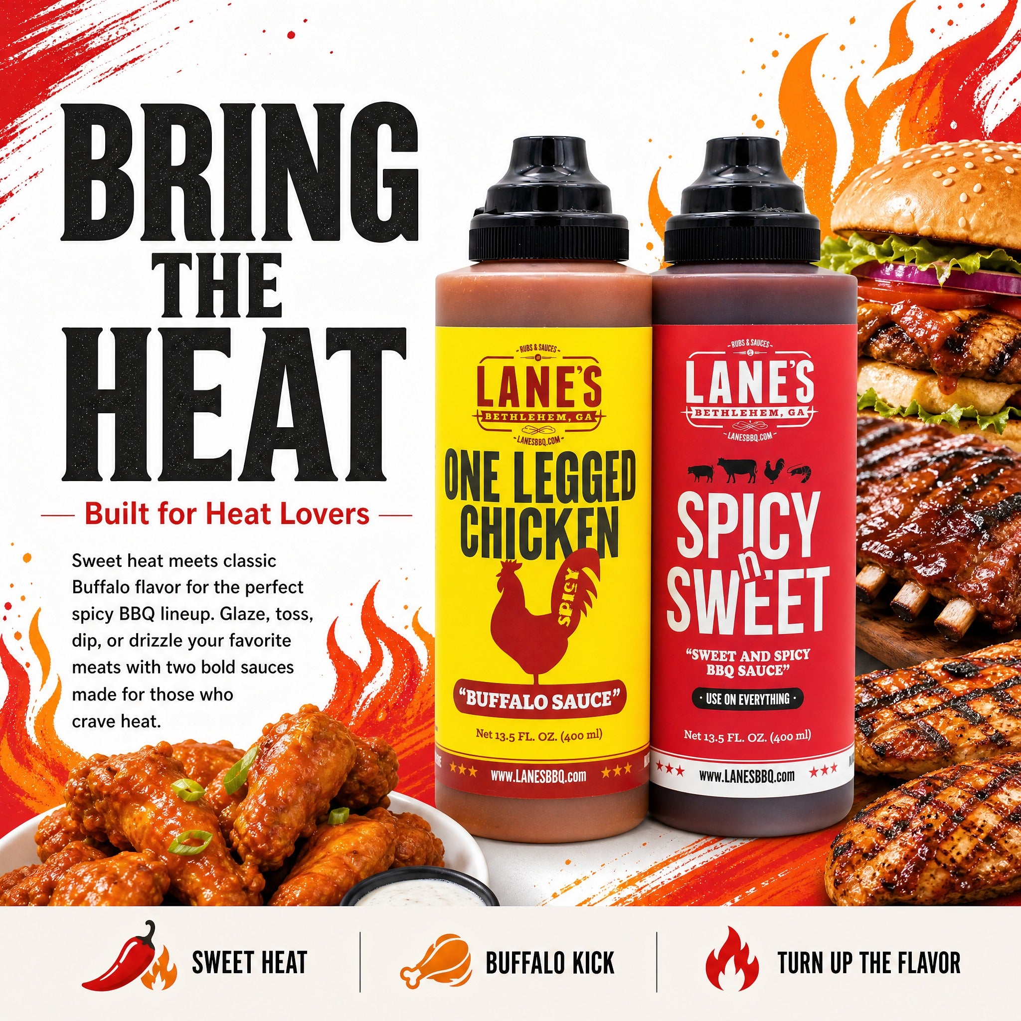 The Spicy Hawt BBQ Sauce Set