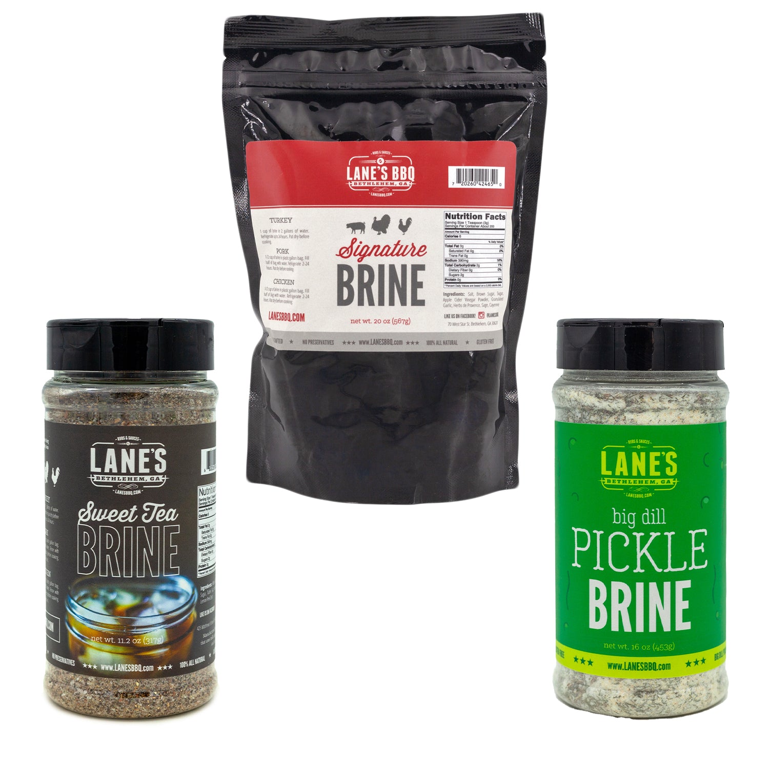 Lane's BBQ Brine Bundle - 3 Pack