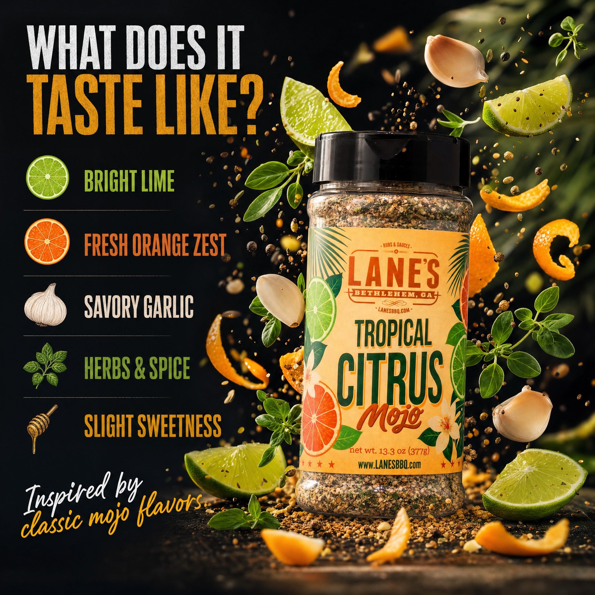 Tropical Citrus Mojo Rub