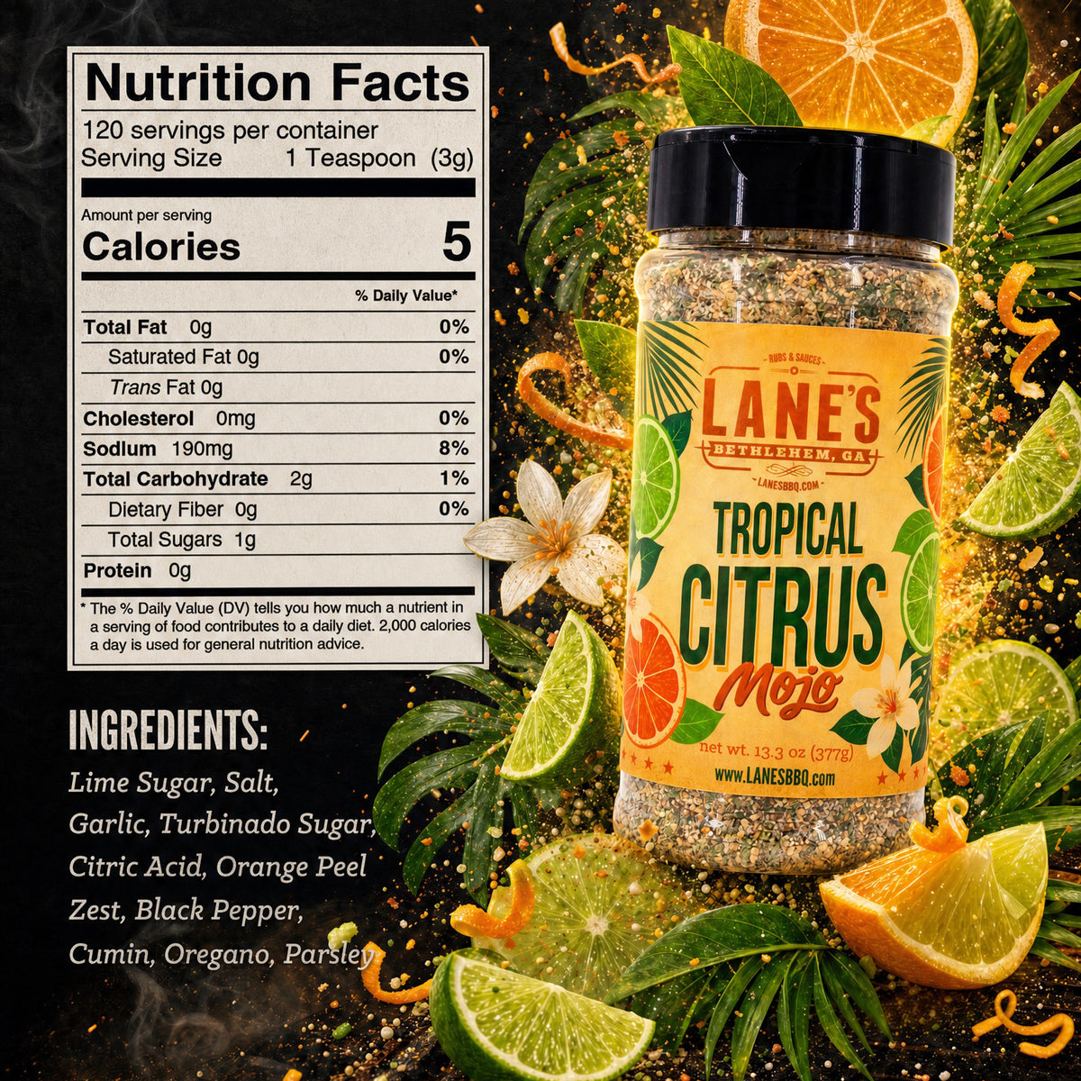 Tropical Citrus Mojo Rub
