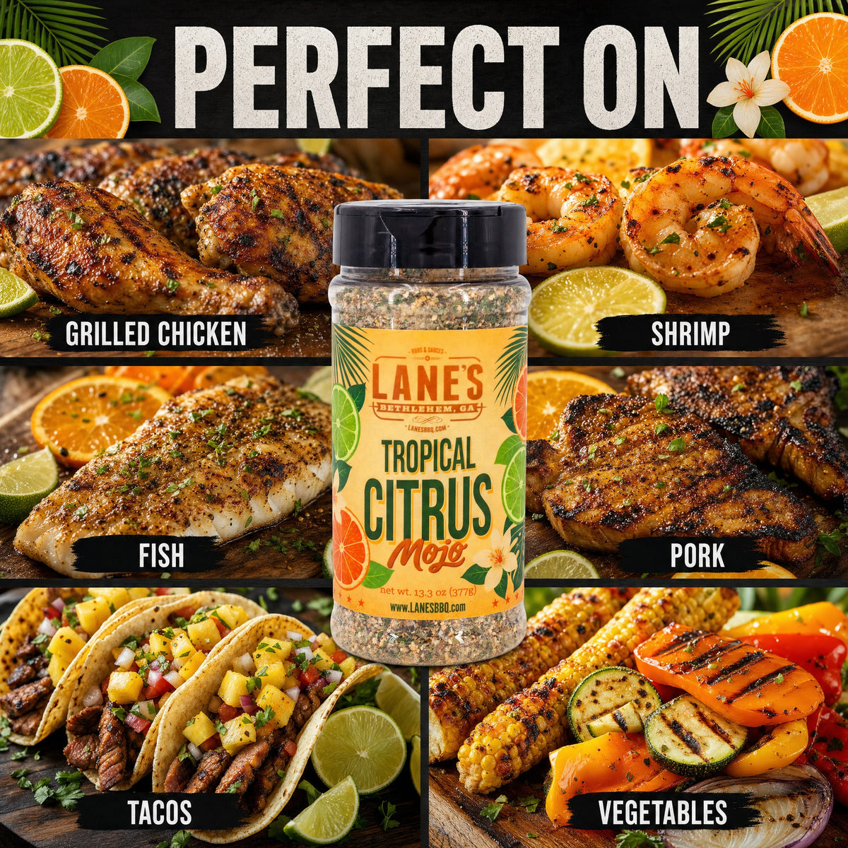 Tropical Citrus Mojo Rub