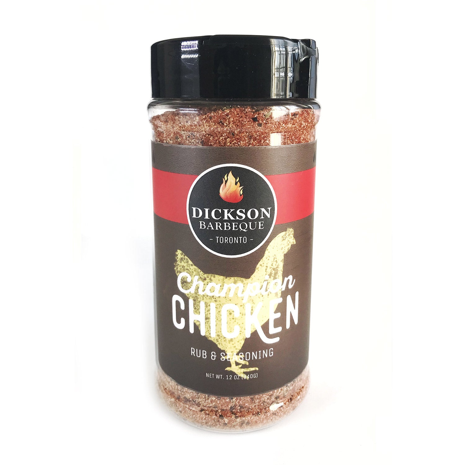 bottle of champion chicken rub