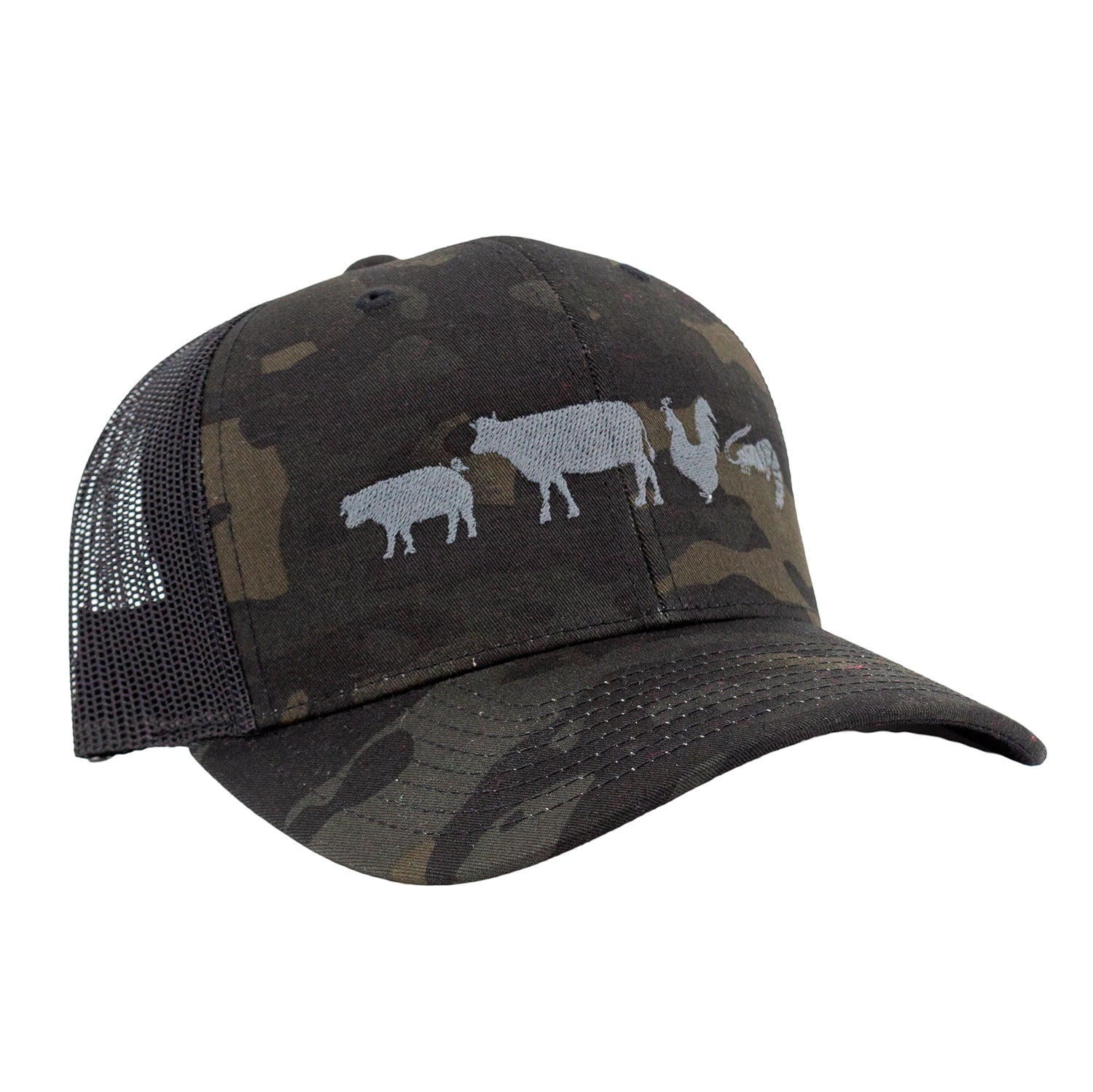 Camo Animal Silhouette Hat