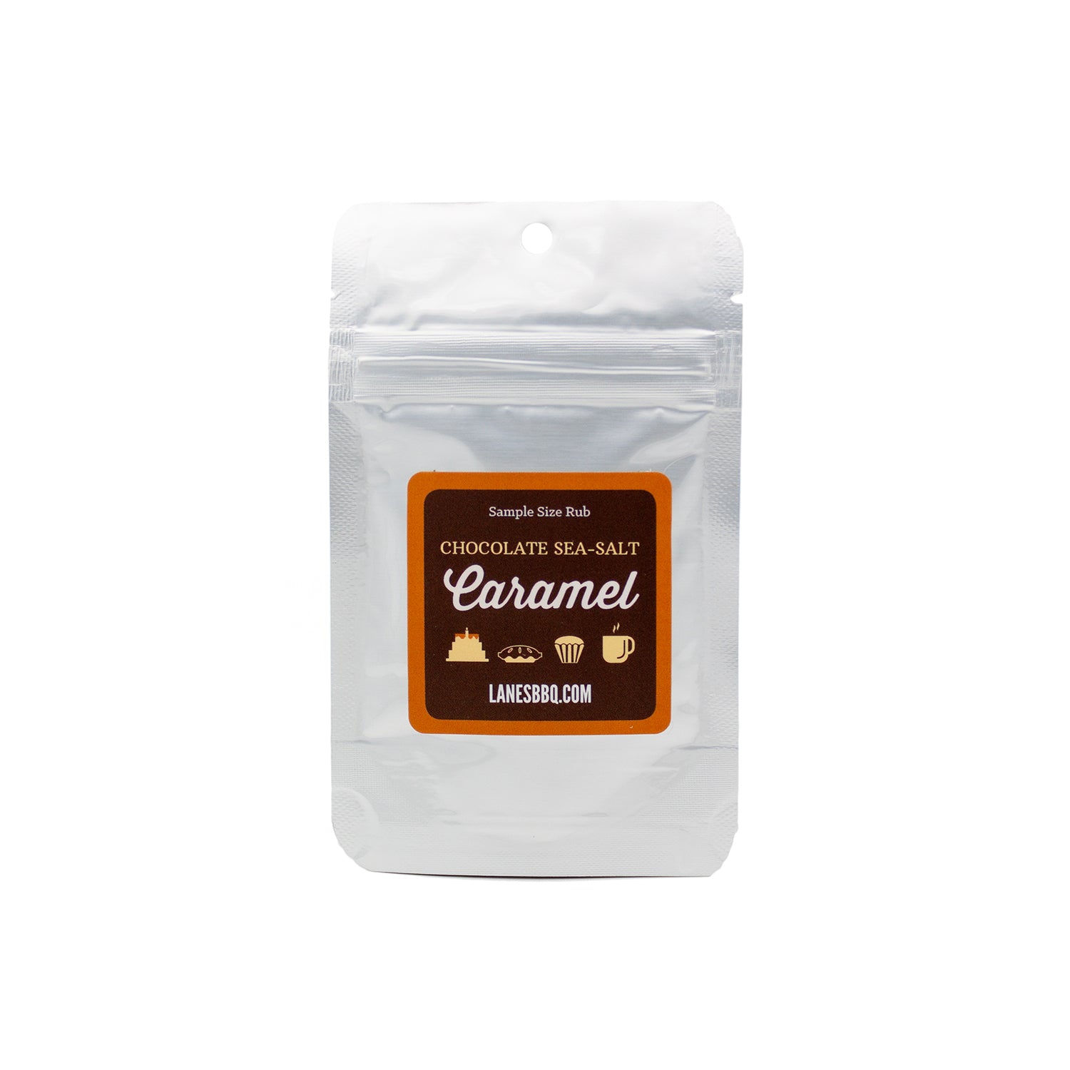 half ounce bag of chocolate caramel seasoning