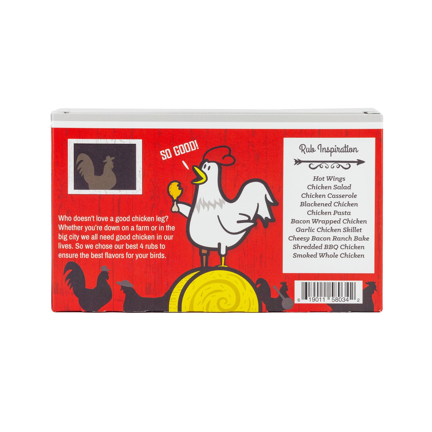 Don't Be A Chicken - 4 Rub Gift Set