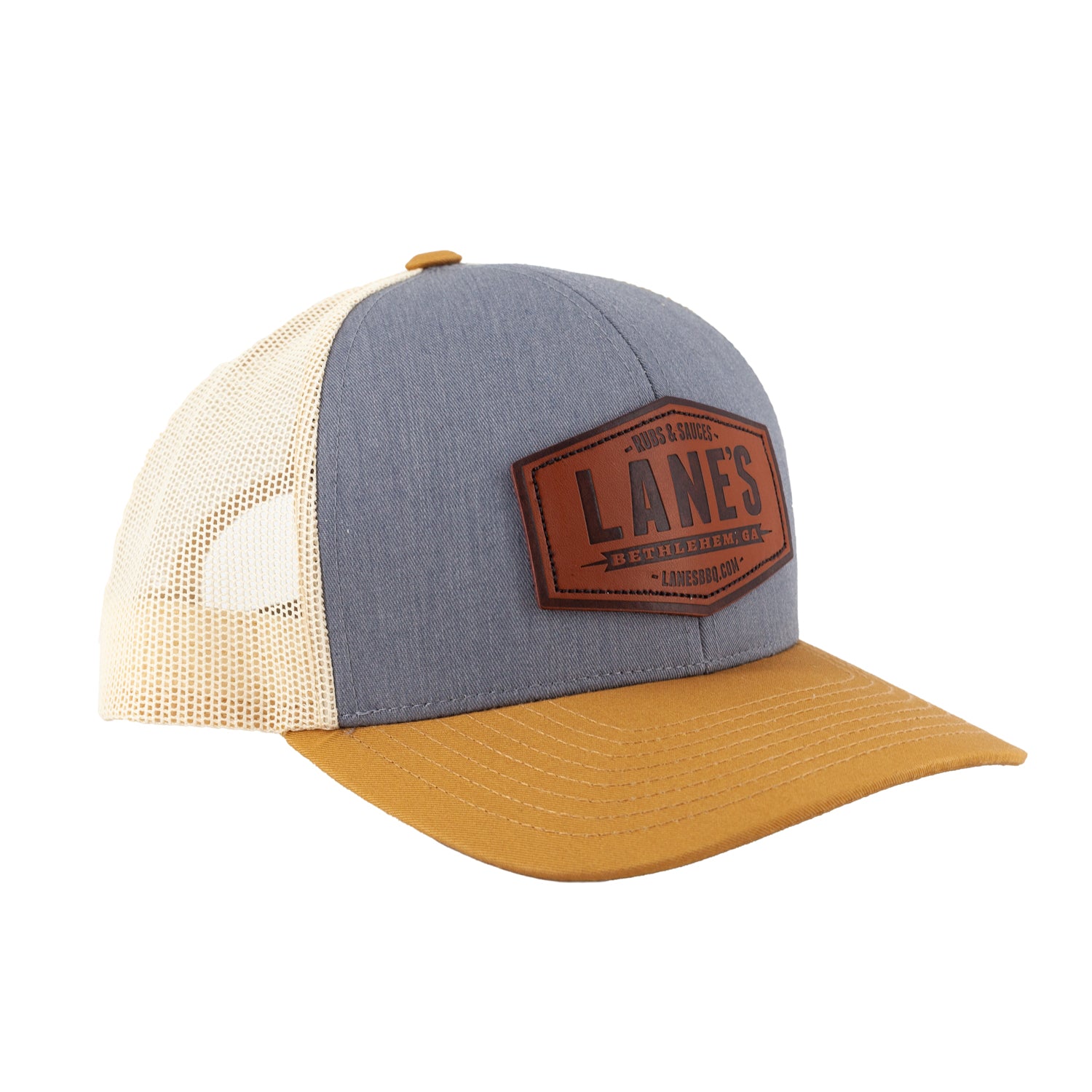 Lane's Leather Patch Hat