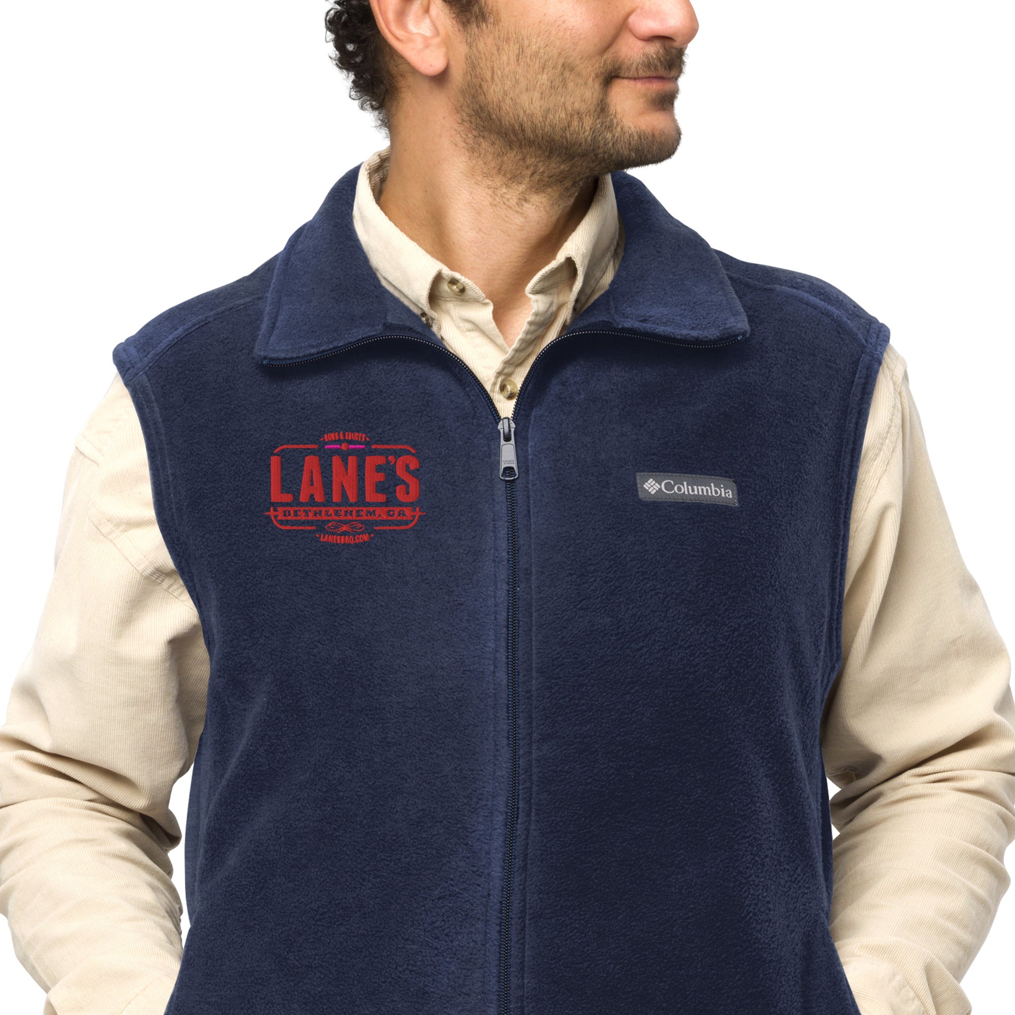 Men’s Columbia fleece vest