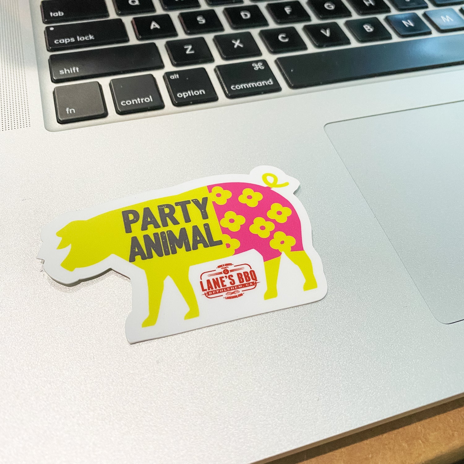 Party Animal Pig 3 inch Sticker