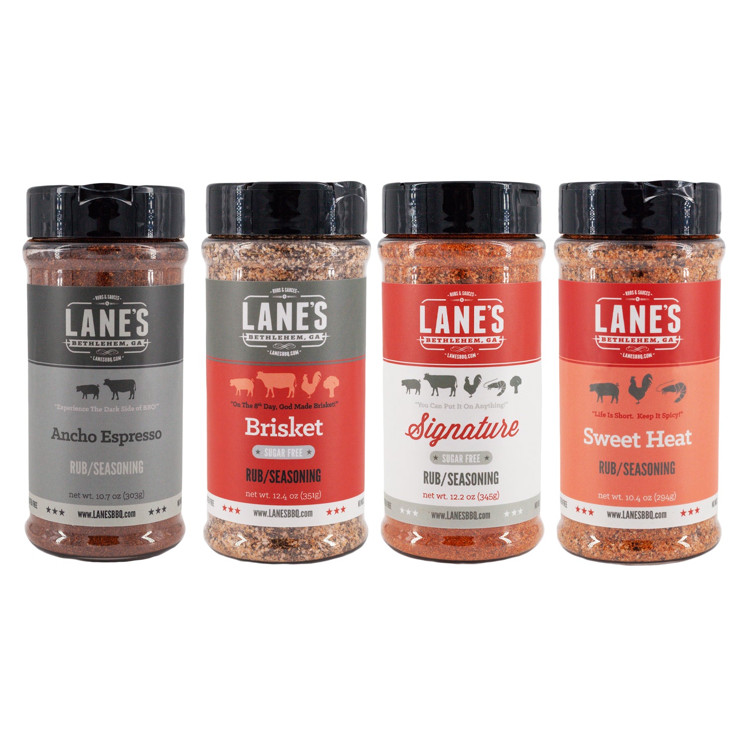 Lane's BBQ: Core 4 Rub Set