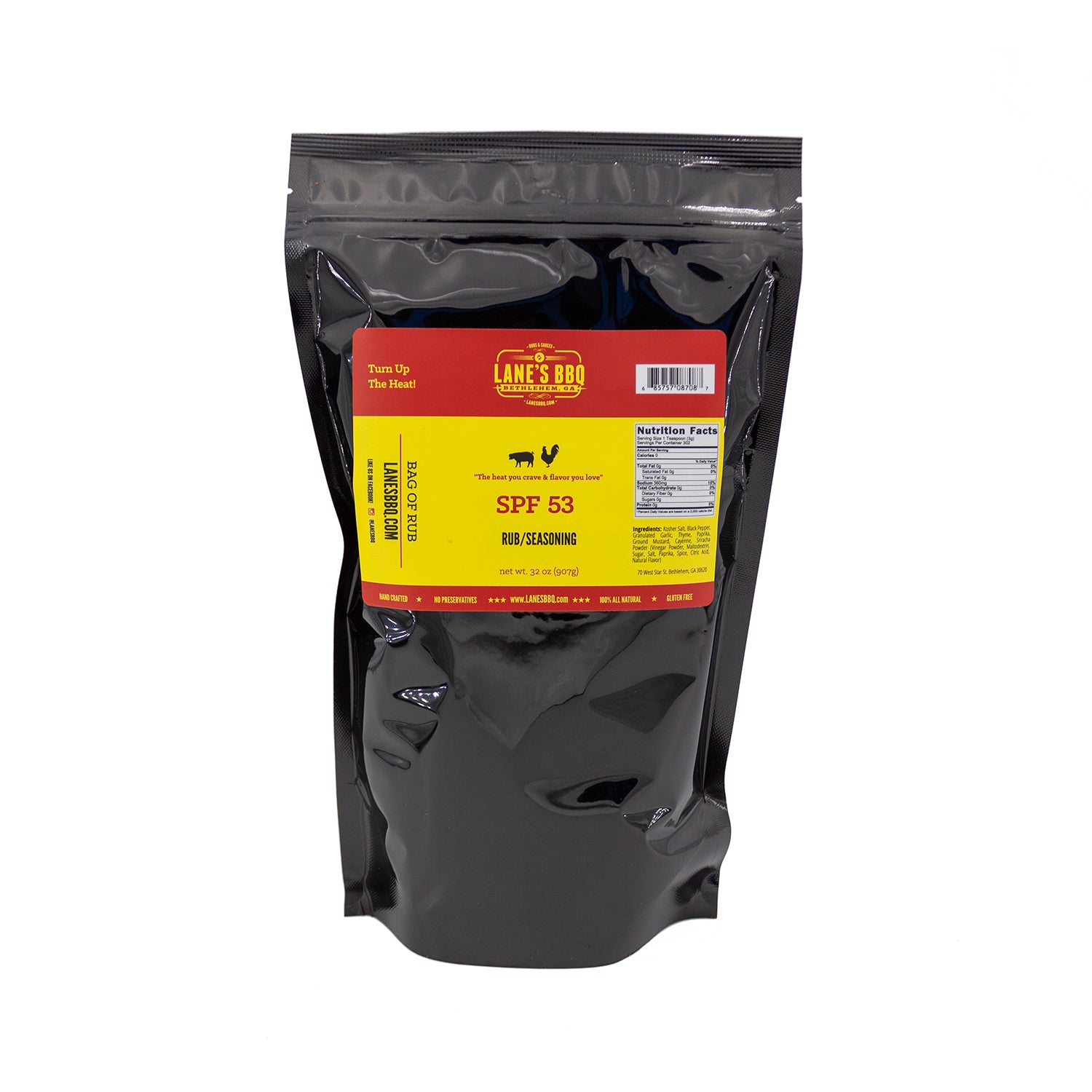 2lb Bag of SPF 53 Spicy BBQ Rub Seasoning