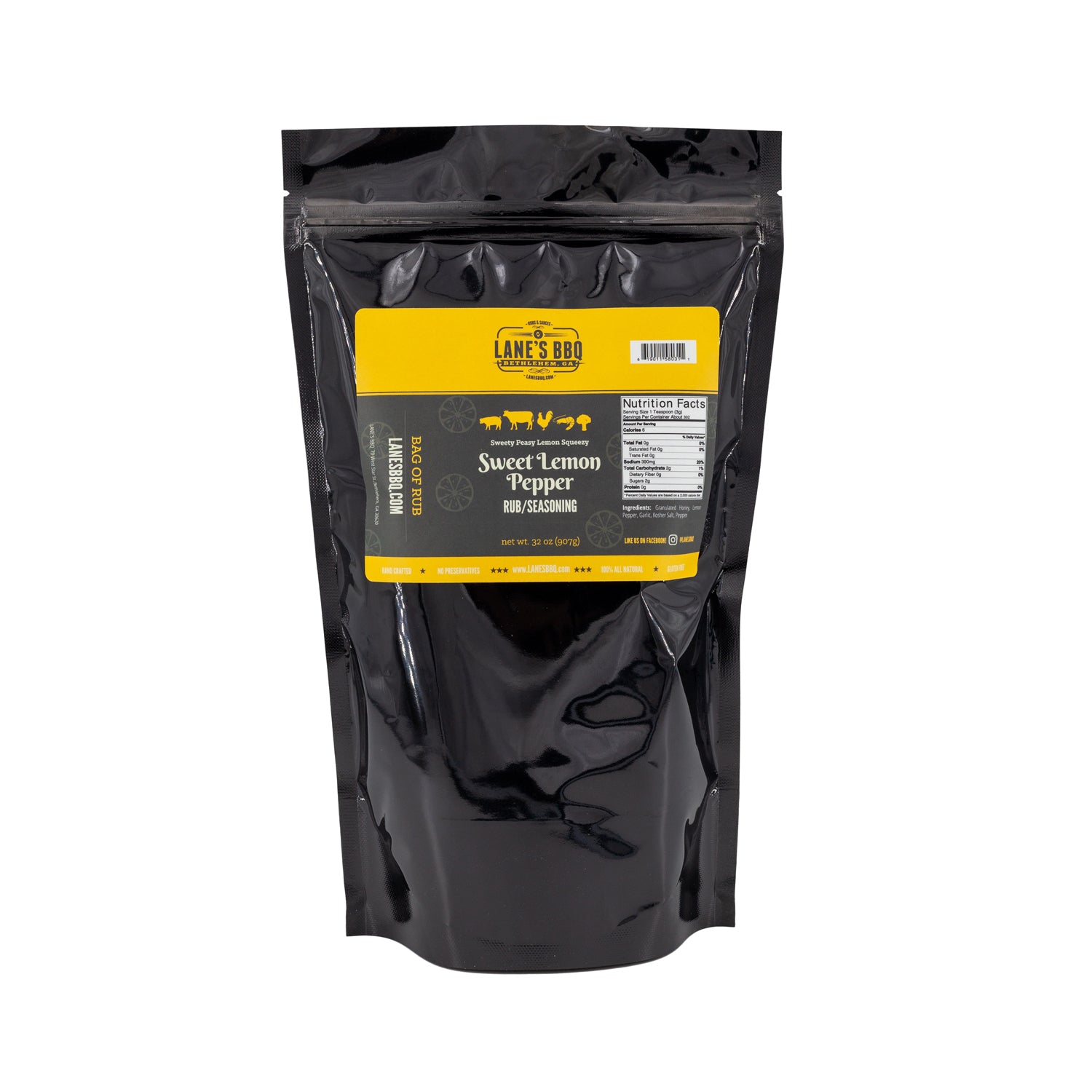 Sweet Lemon Pepper Rub