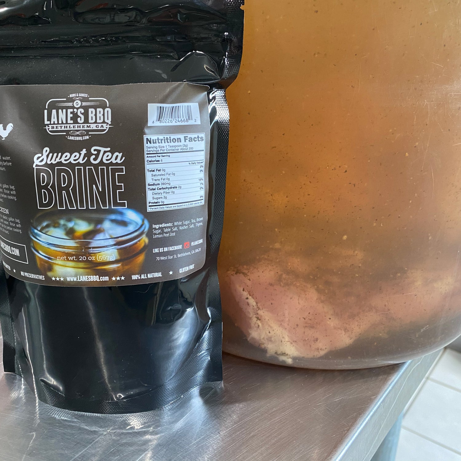 Sweet Tea Turkey Brine Kit - 1 Use