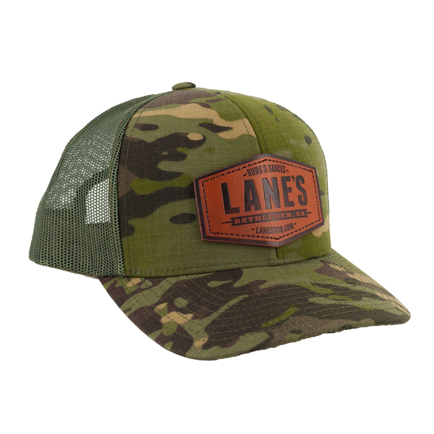 Lane's Leather Patch Hat