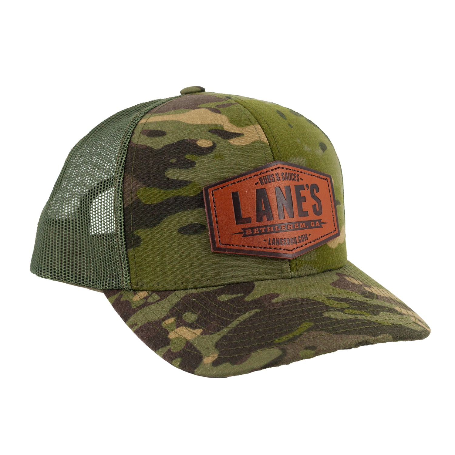 Lane's Leather Patch Hat