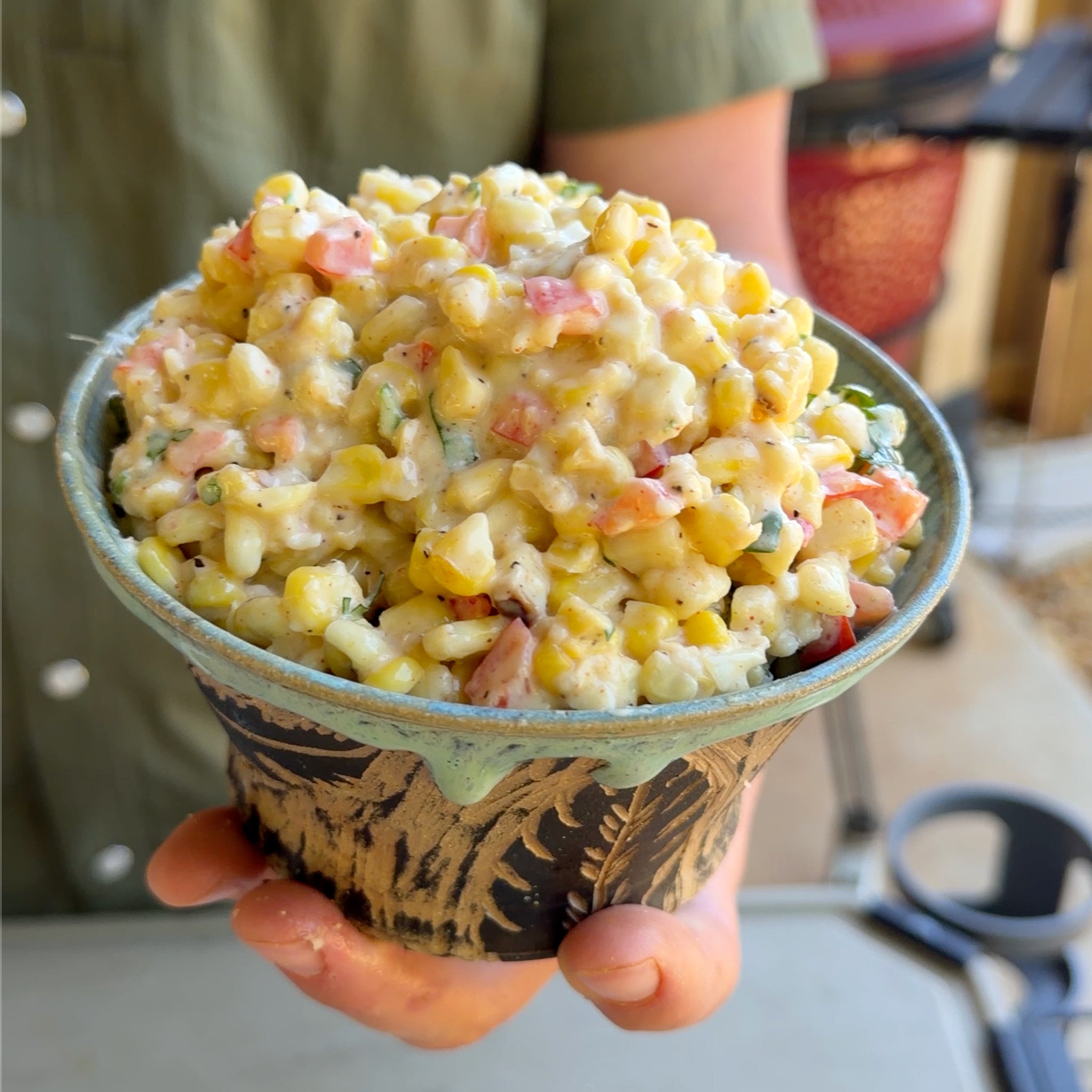 Hot Honey Elote