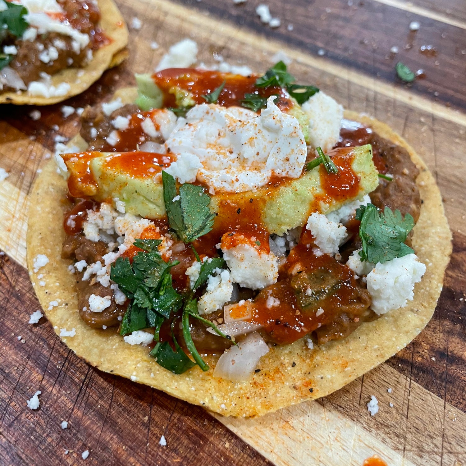 Scorpion Chorizo Tostadas