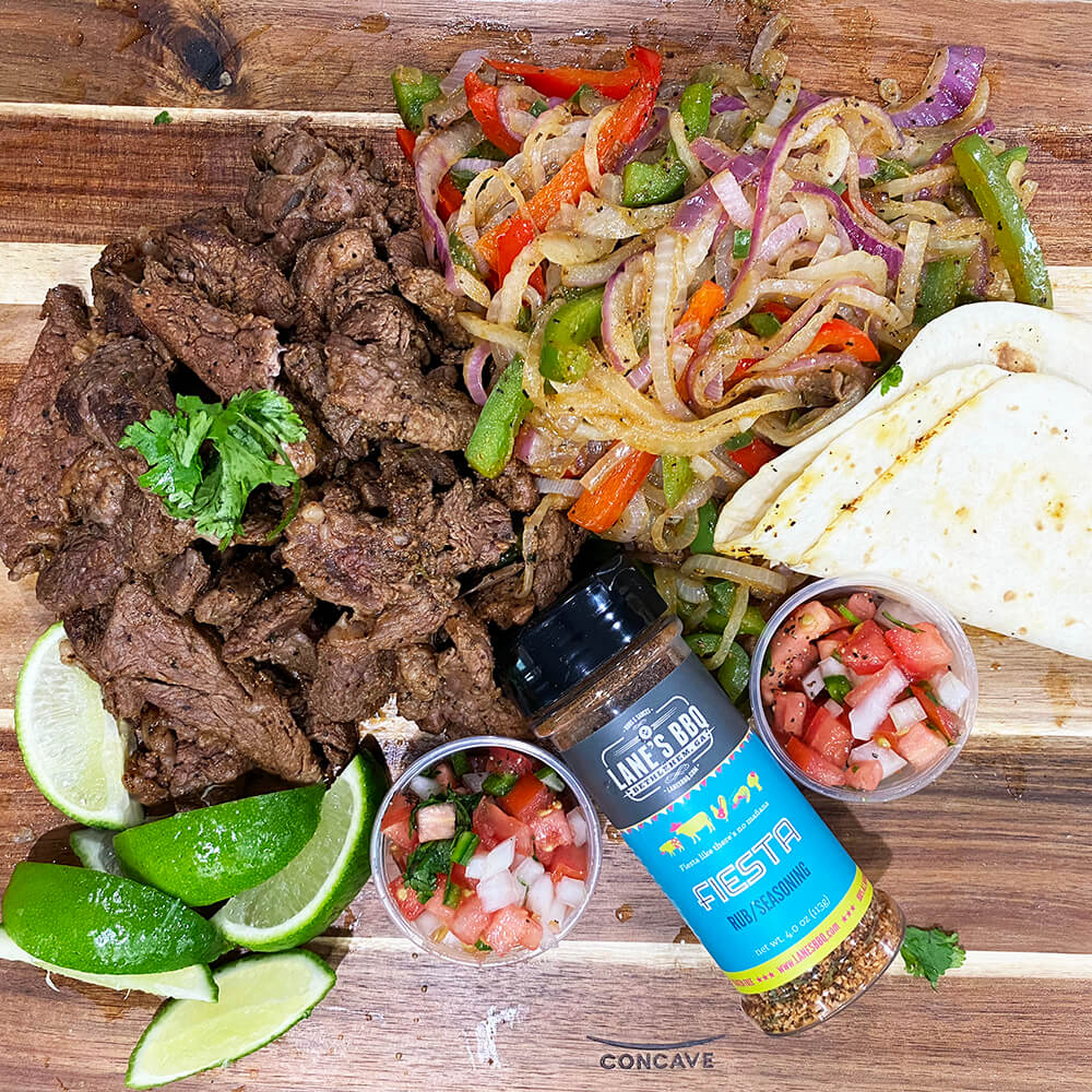 Easy Fiesta Steak Fajitas