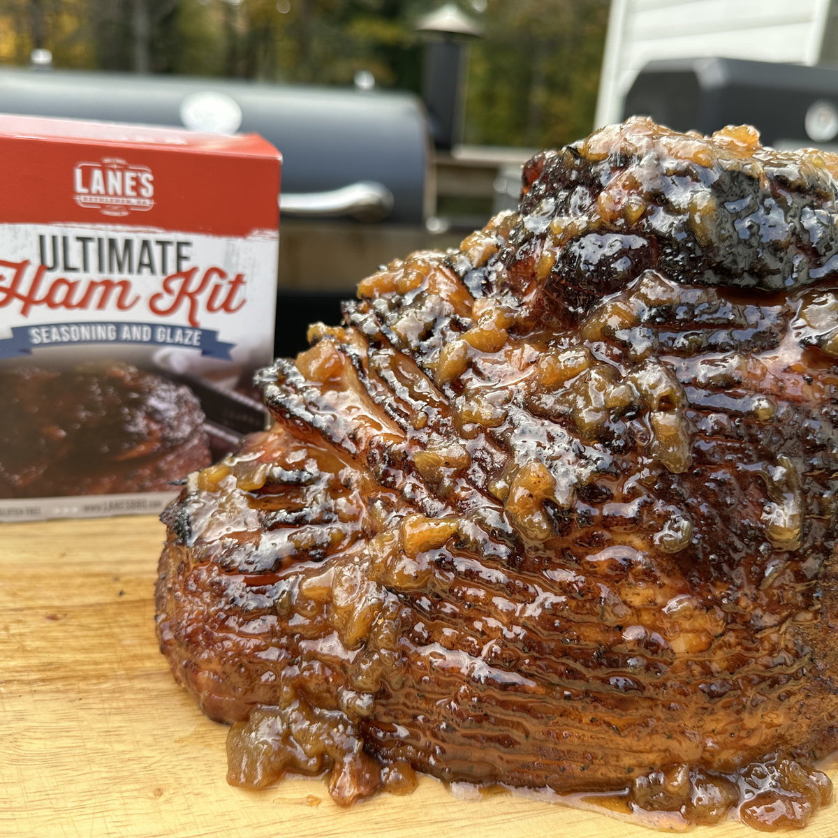 Double Smoked Ham with Brown Sugar Glaze - Or Whatever You Do