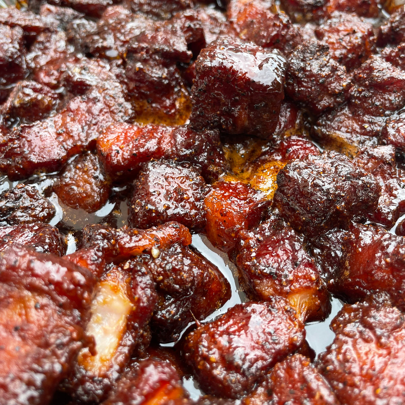 Sweet and Spicy Pork Belly Burnt Ends Recipe