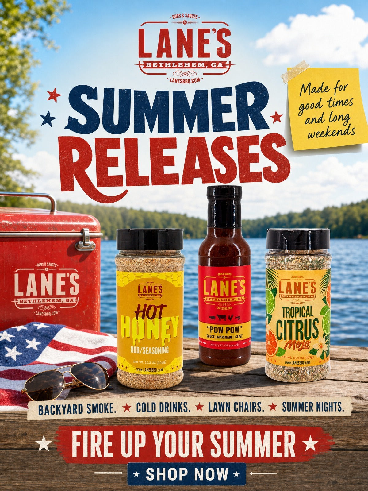 Lane's Summer Products