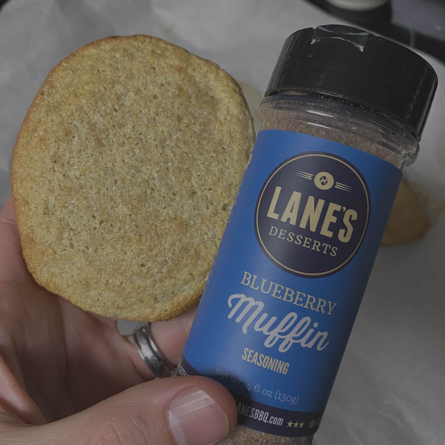 Lane's Dessert Rub with cookie