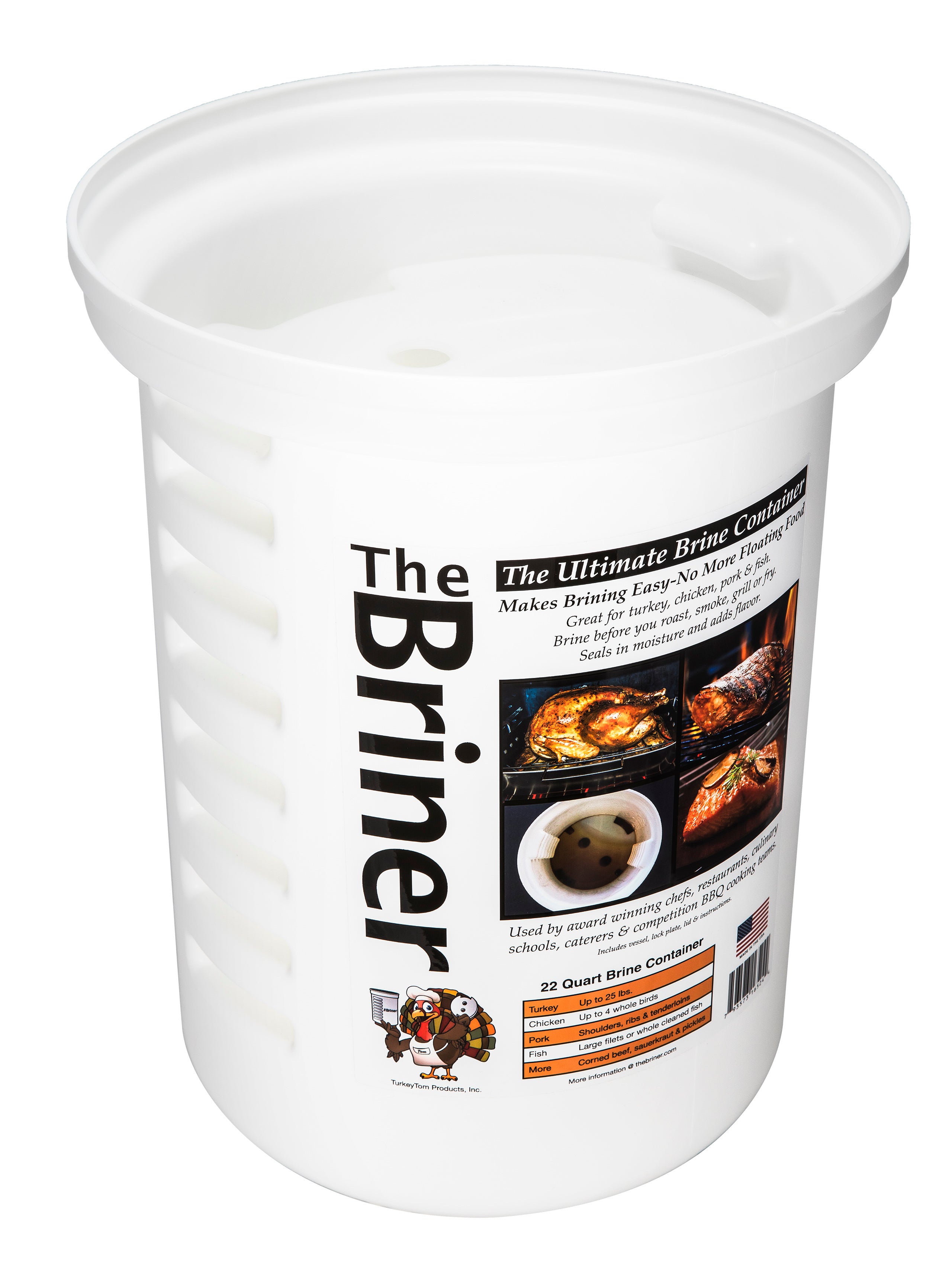 The Briner Bucket - The Ultimate Brining System