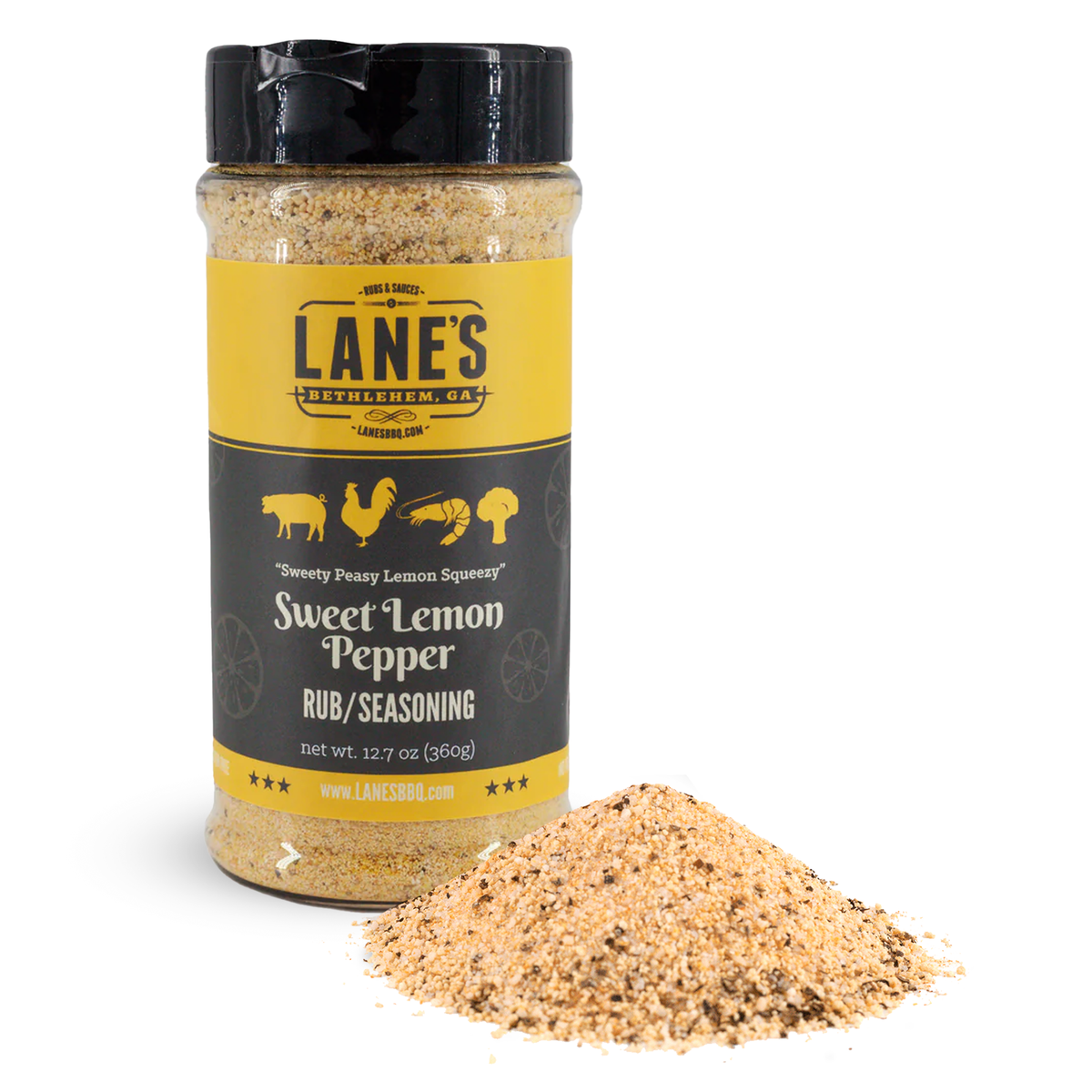 Best Lemon Pepper Rub | Sweet Lemon Pepper Seasoning | Lane’s BBQ