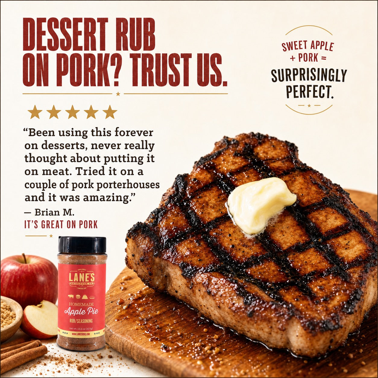 Apple Pie Rub & Seasoning