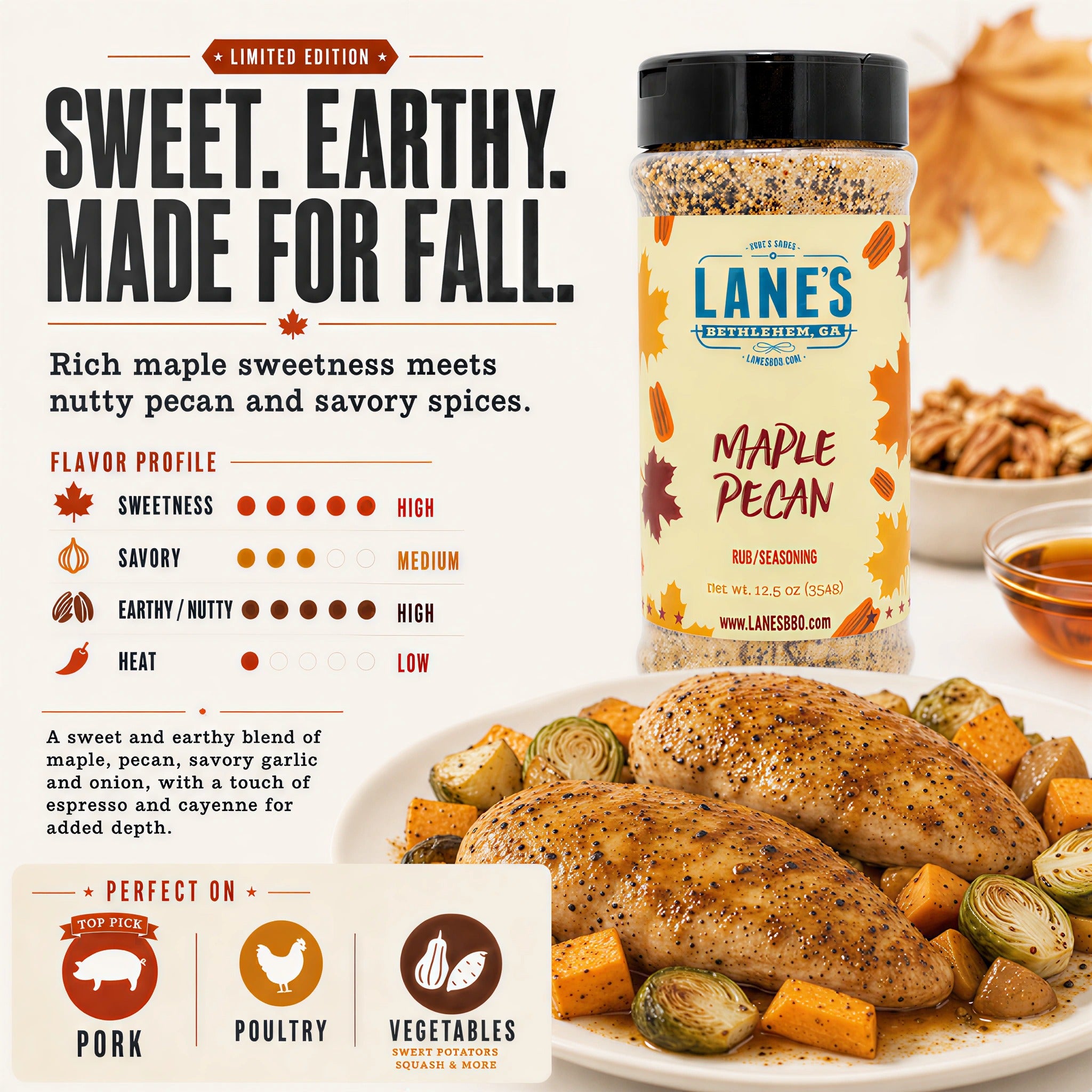 Maple Pecan Rub