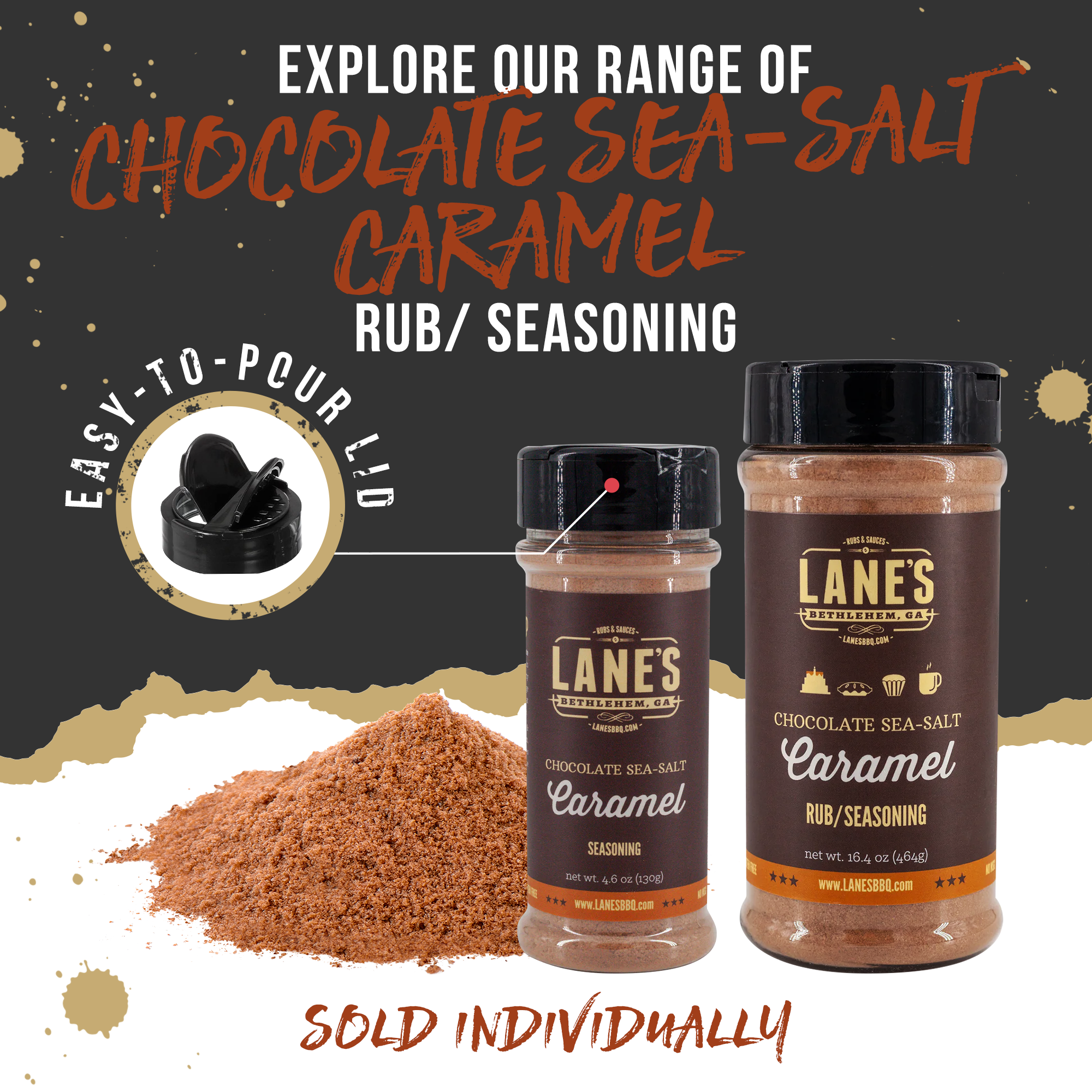 Chocolate Sea-Salt Caramel Seasoning