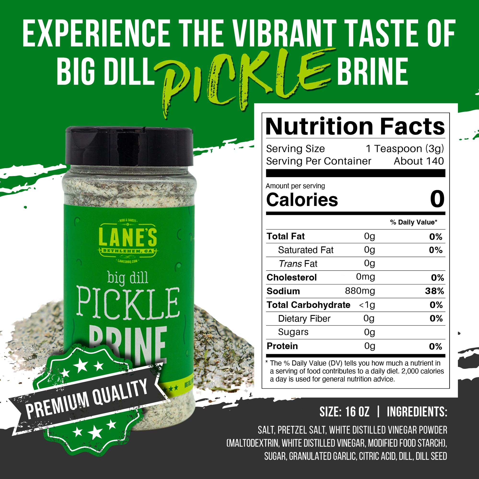 Big Dill Pickle Brine