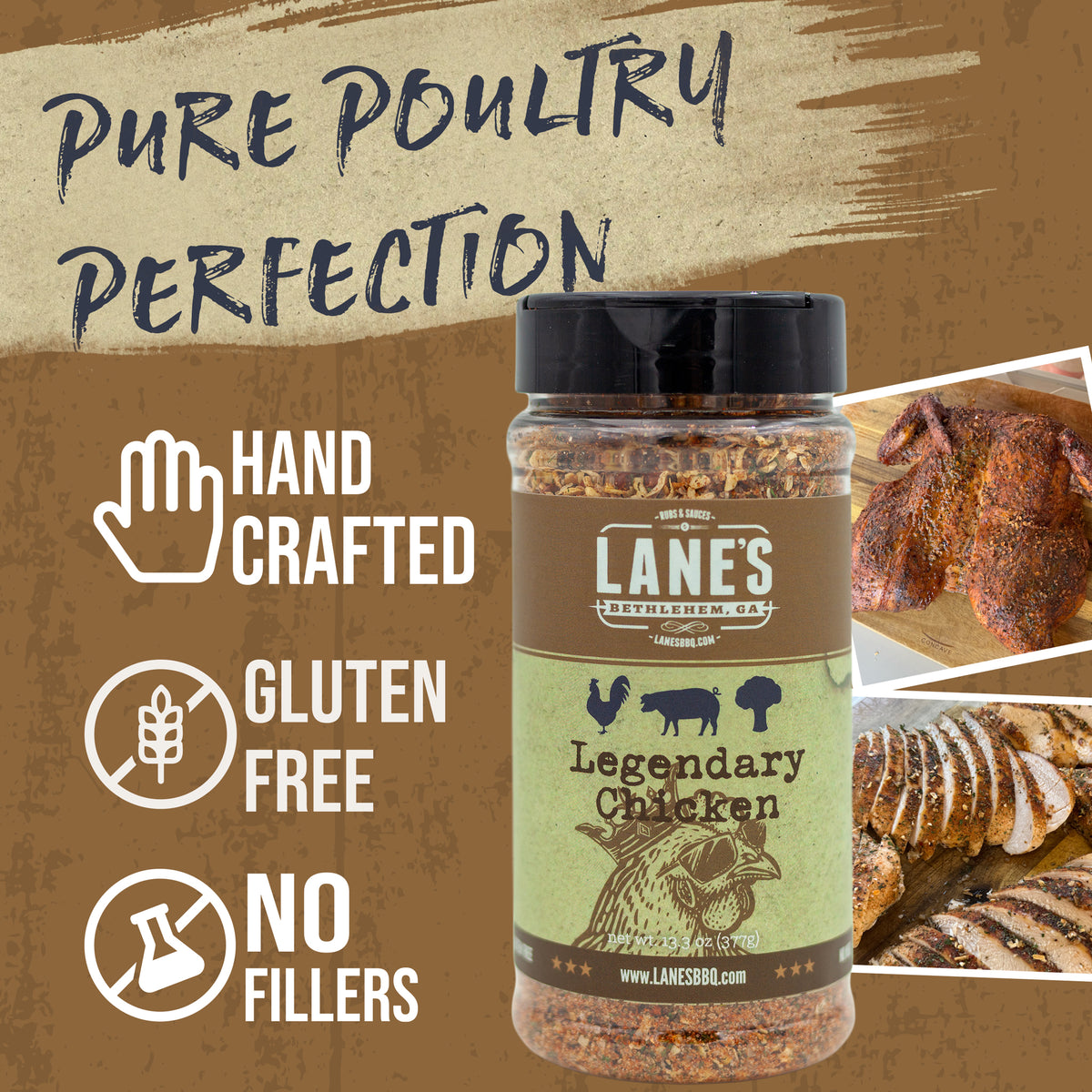 Best Chicken Rub | Legendary Chicken Seasoning | Lane’s BBQ